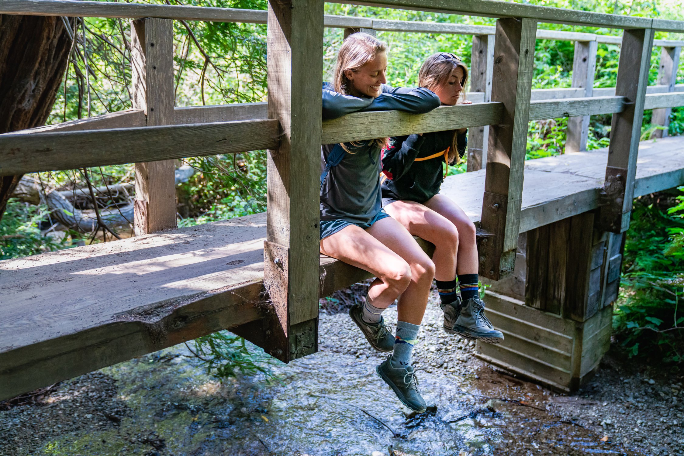 Hiking in Big Sur, CA with Caitlyn, Kat, Hektor
