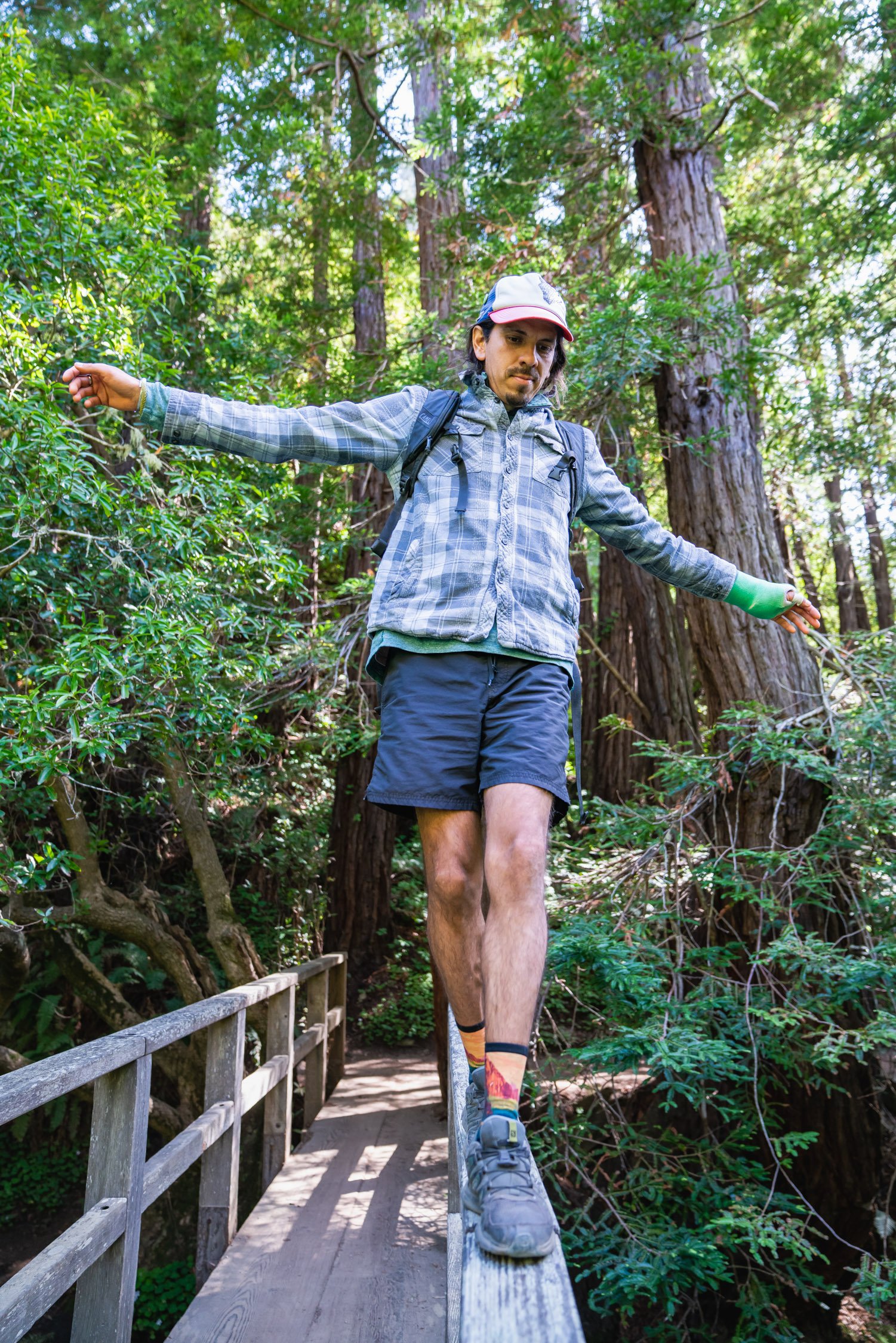 Hiking in Big Sur, CA with Caitlyn, Kat, Hektor