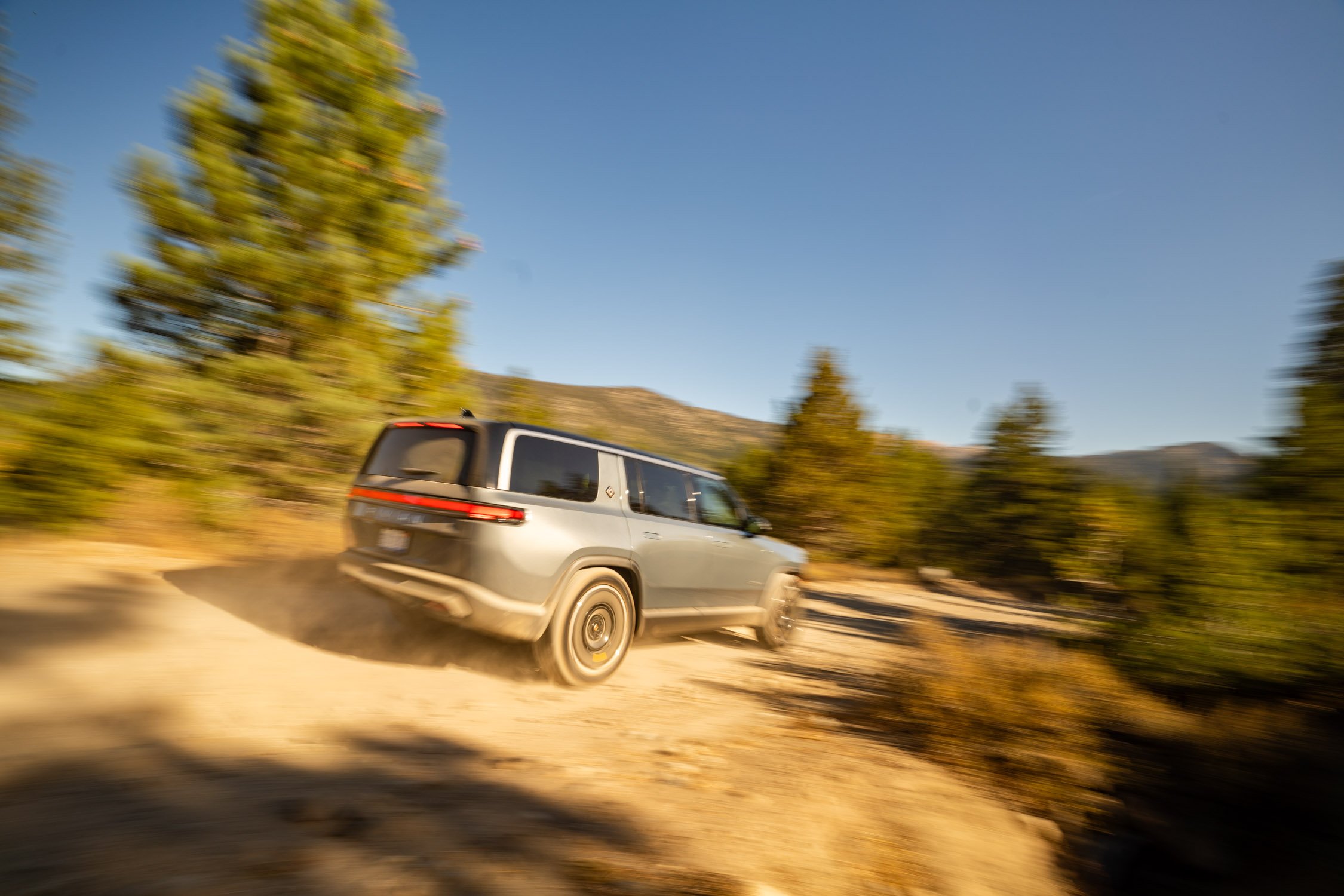 EV road trip around Northern California in search of fall colors for Rivian and AllTrails collaboration.