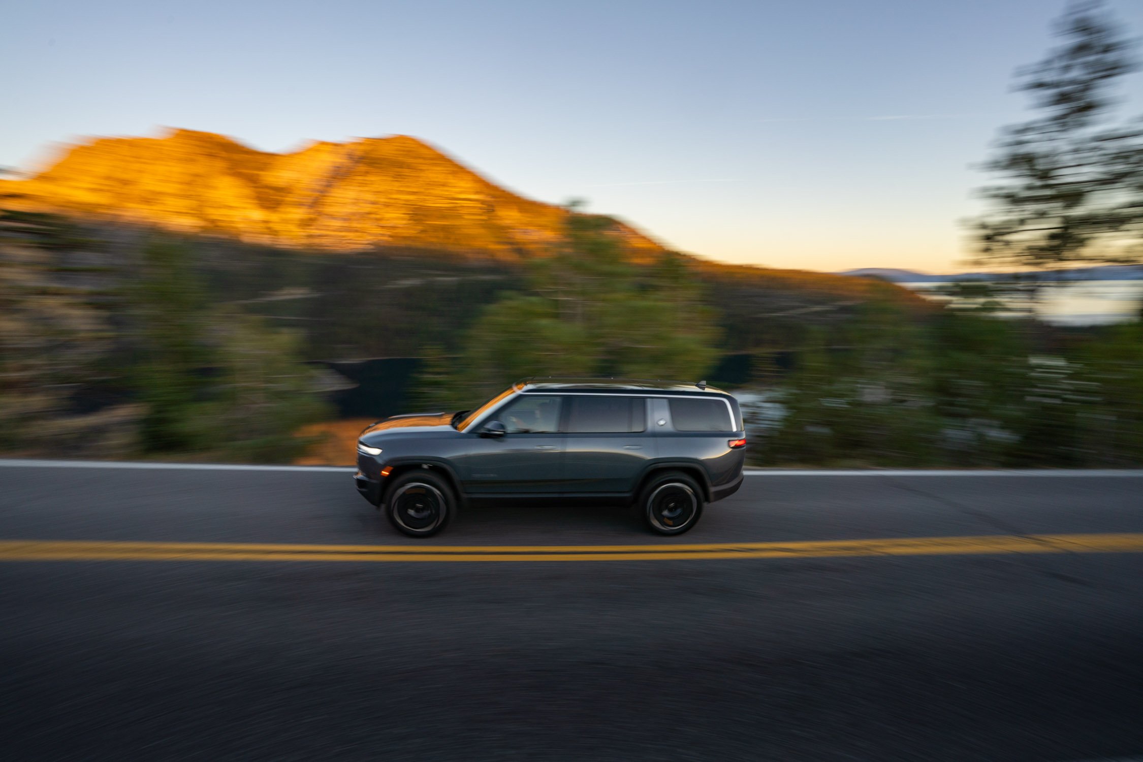 EV road trip around Northern California in search of fall colors for Rivian and AllTrails collaboration.