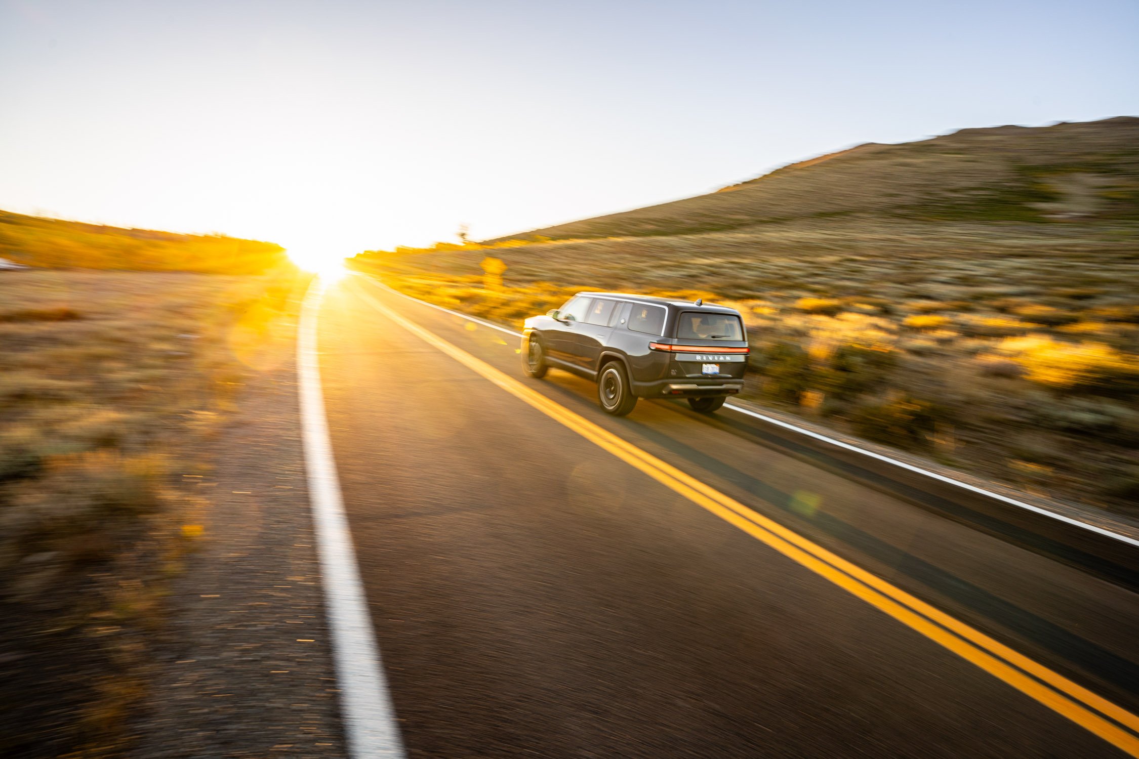 EV road trip around Northern California in search of fall colors for Rivian and AllTrails collaboration.