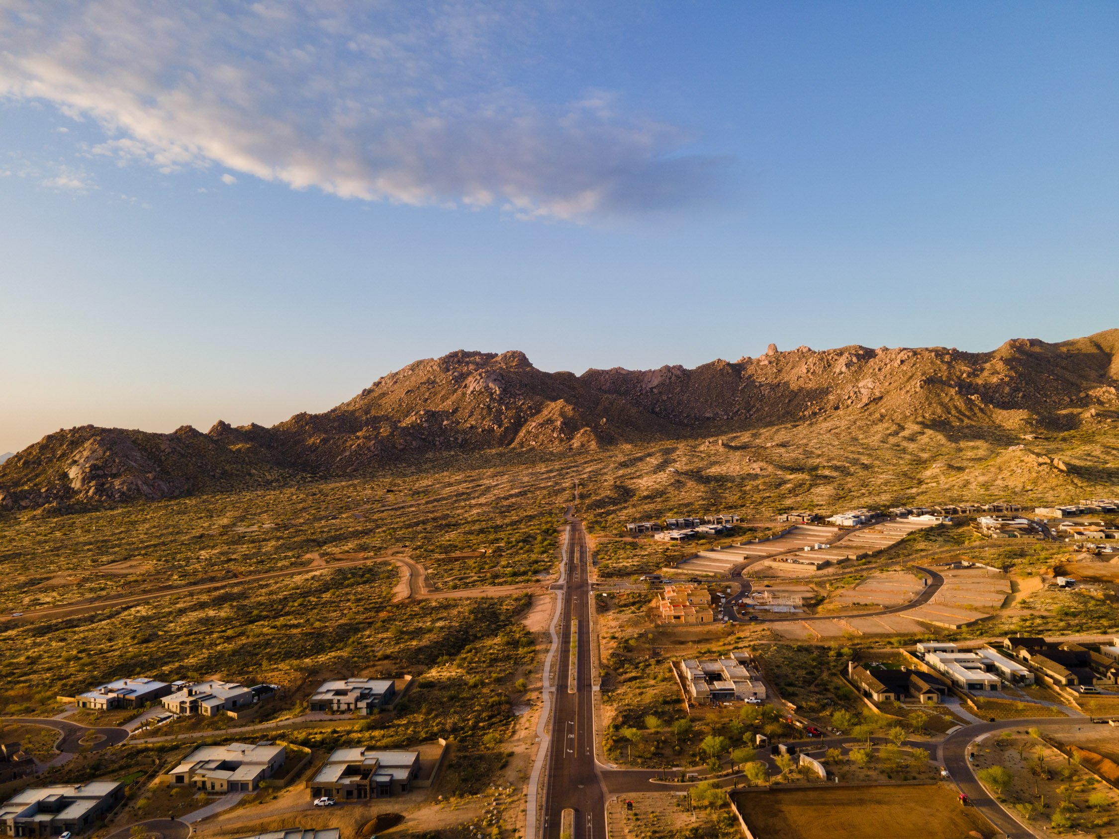Landscape of McDowell Preserve in Scottsdale, AZ