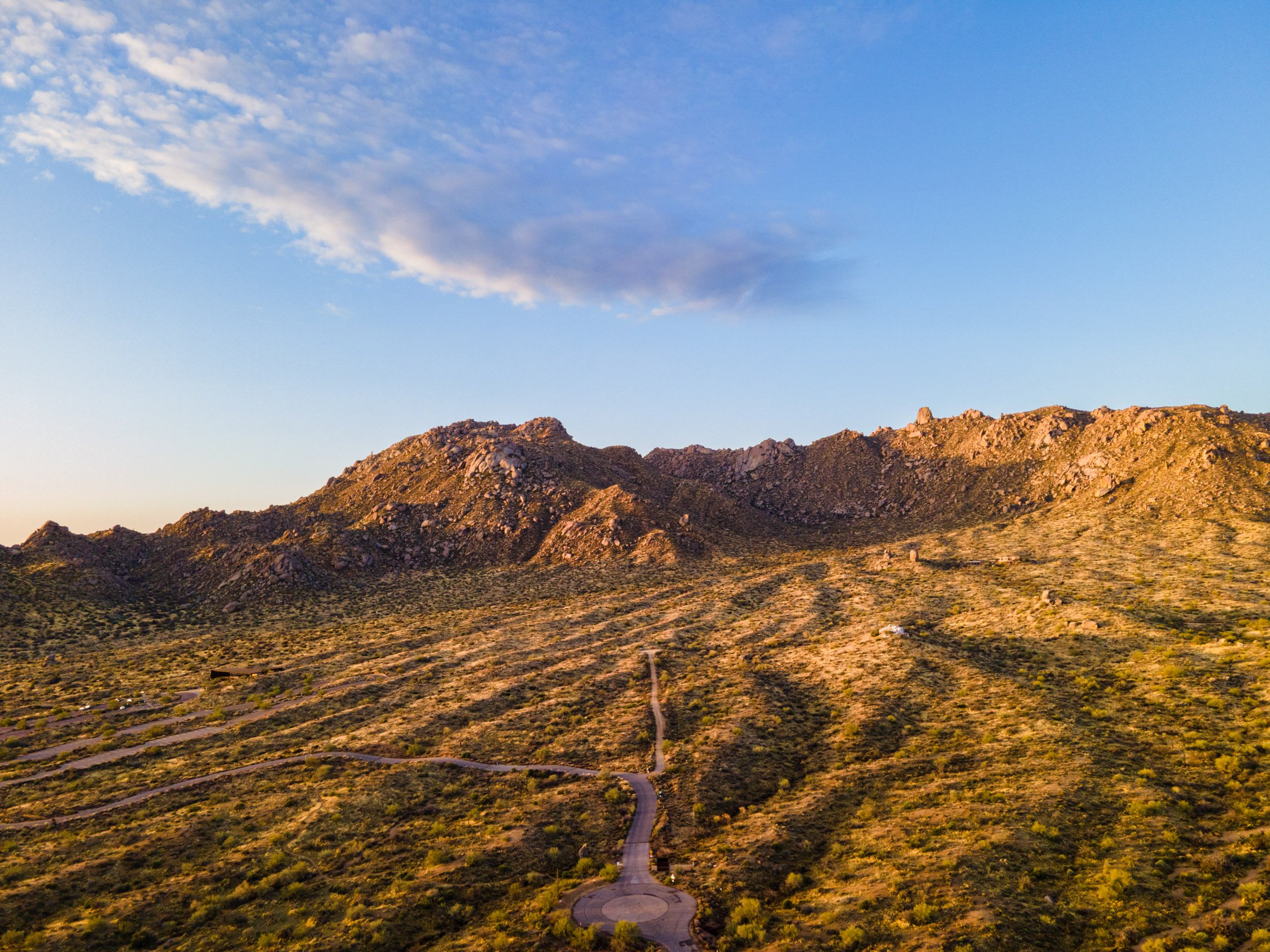 Landscape of McDowell Preserve in Scottsdale, AZ