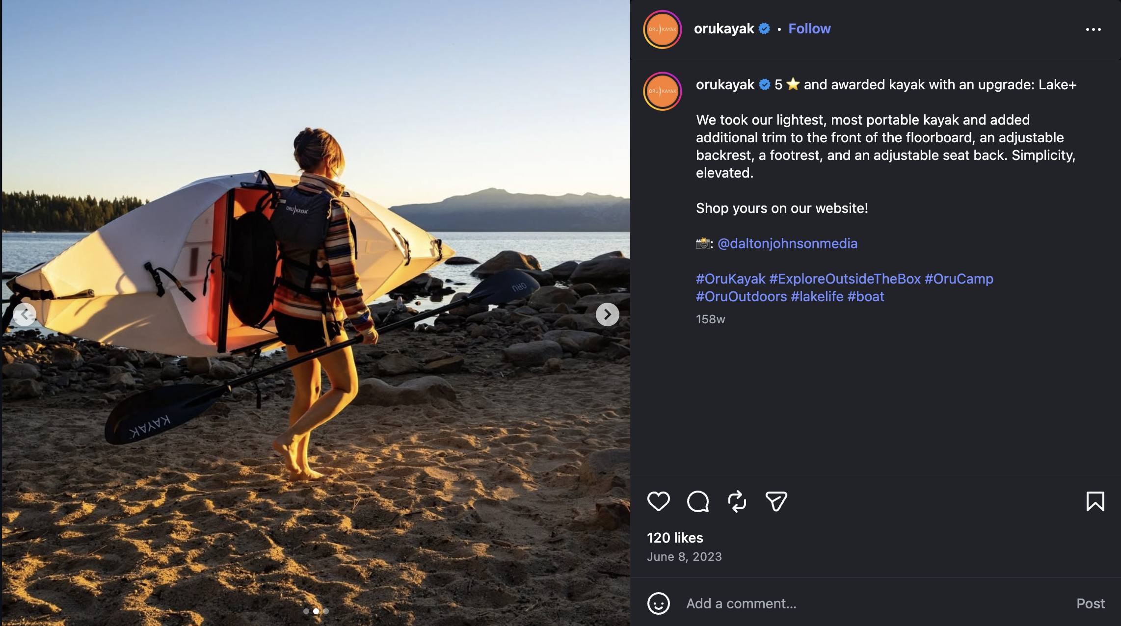 adventure photographer Dalton Johnson captures Oru Kayak Lake in California 00019.png