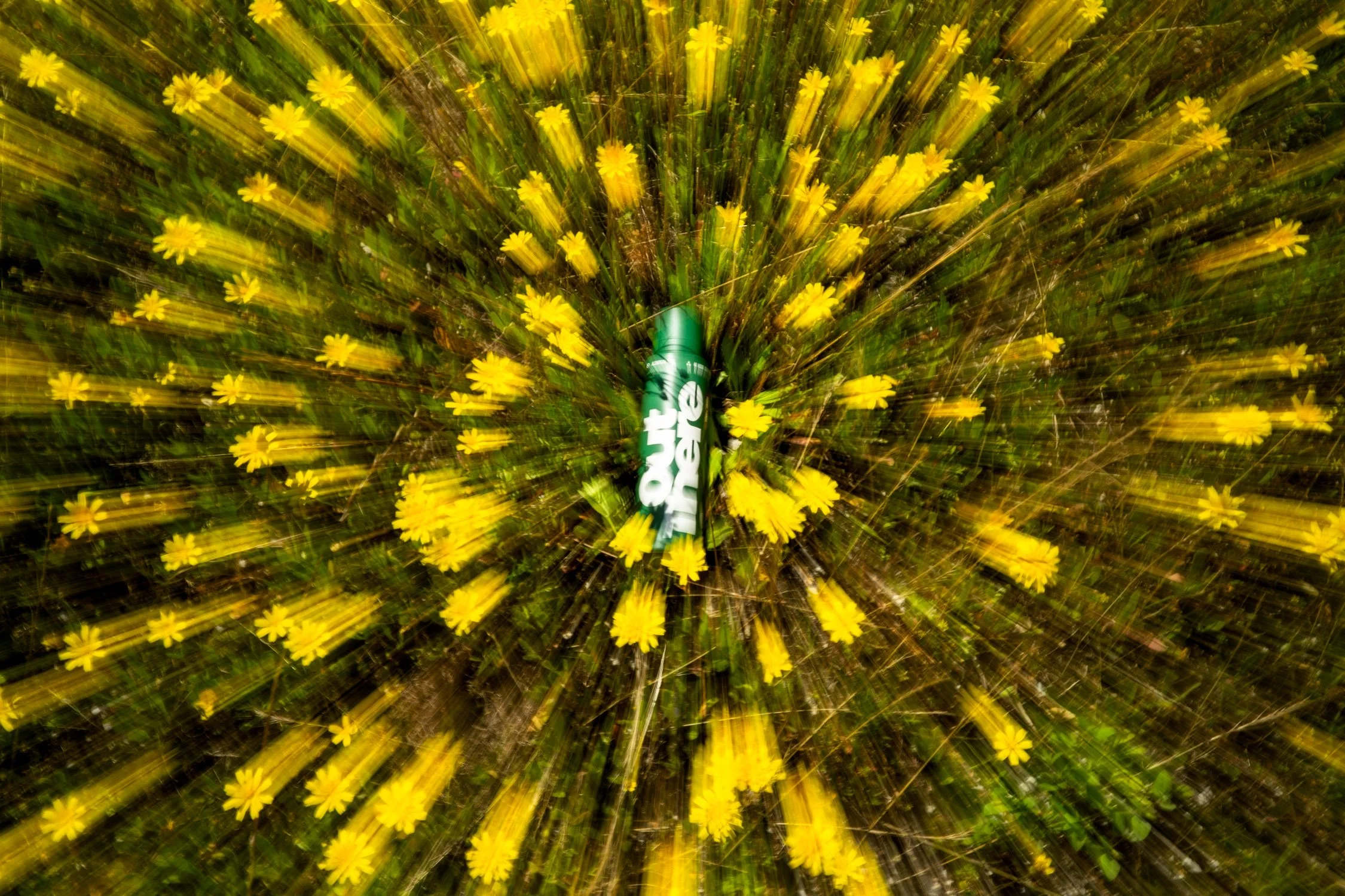  Adventure photographer, Dalton Johnson, photographs a product photograph of deodorant for “Out There” brand. 