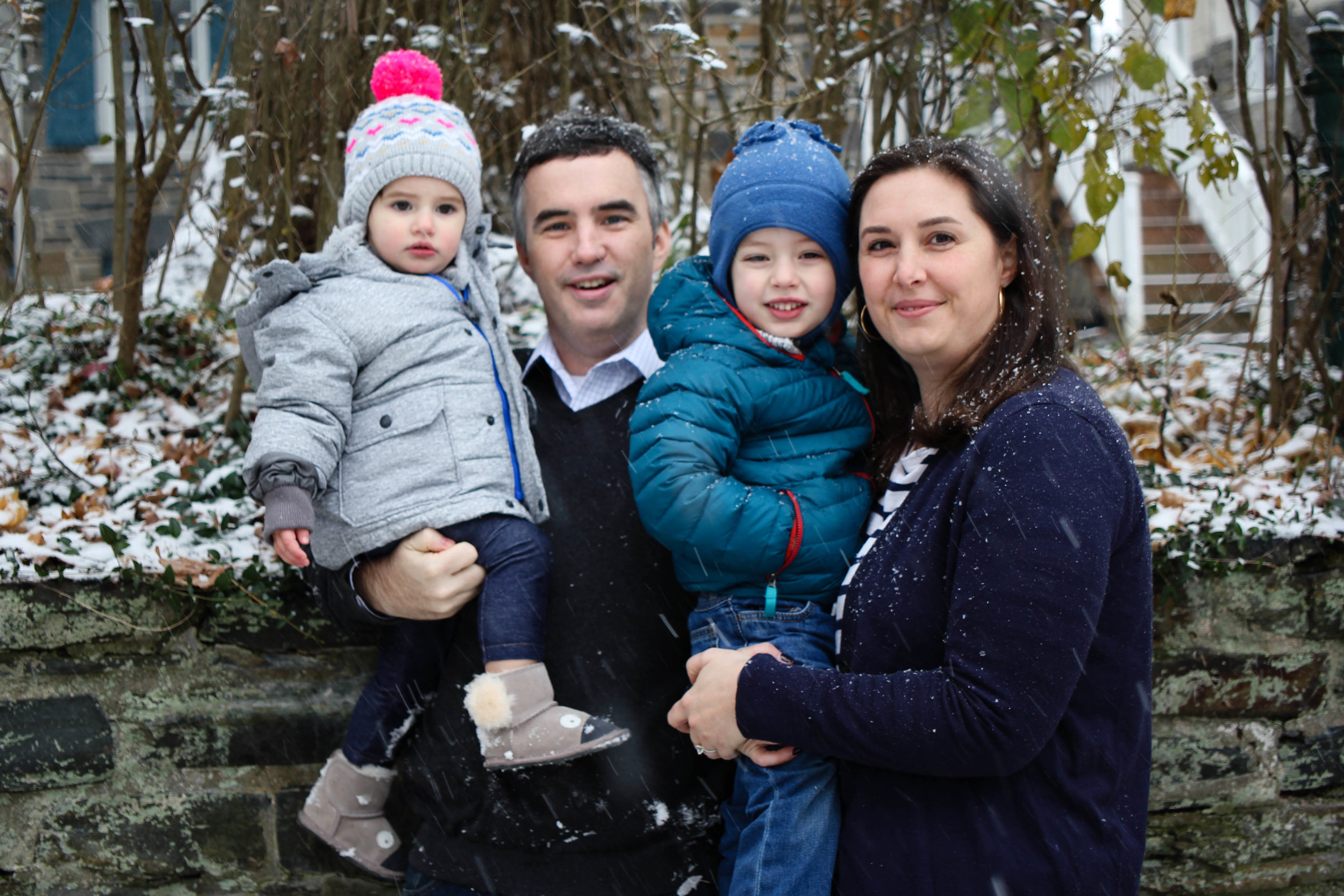 Winter family photo shoot.
