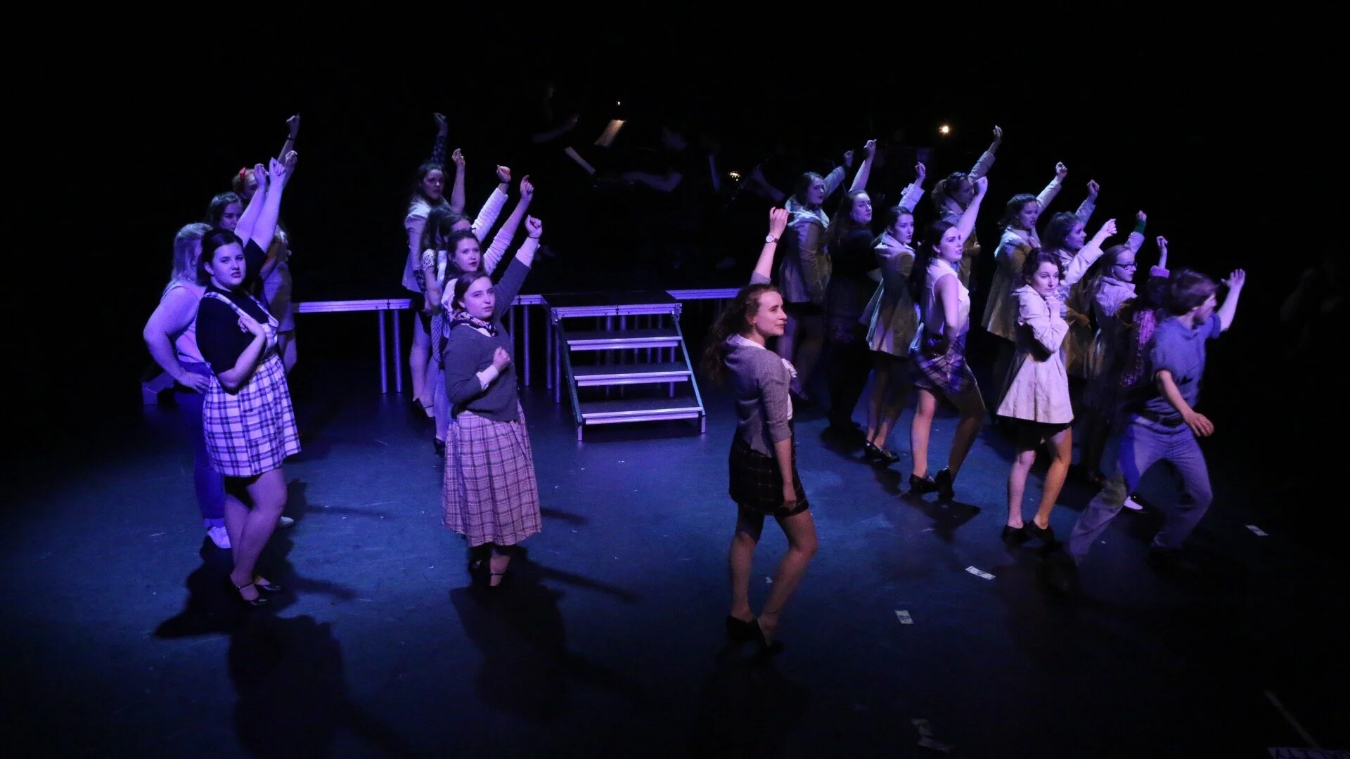  Rebecca Velickovic (Centre) with the cast. © Olivia Wagstaff 