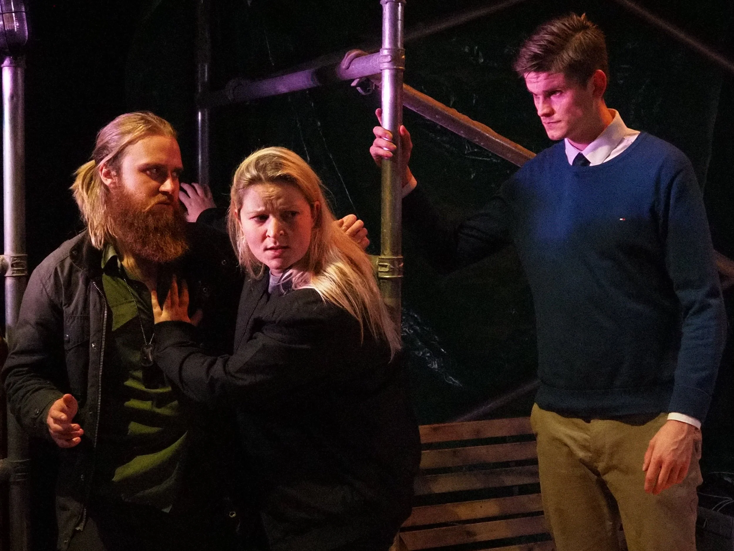  Kian Pollard, Teegan Hurley, Adam Gardiner. © Owen Landon 