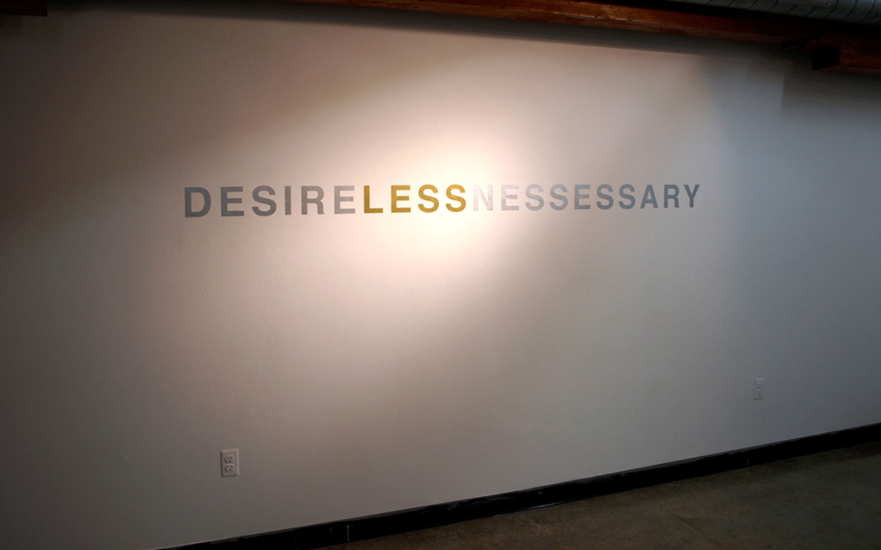 Desirelessnessary