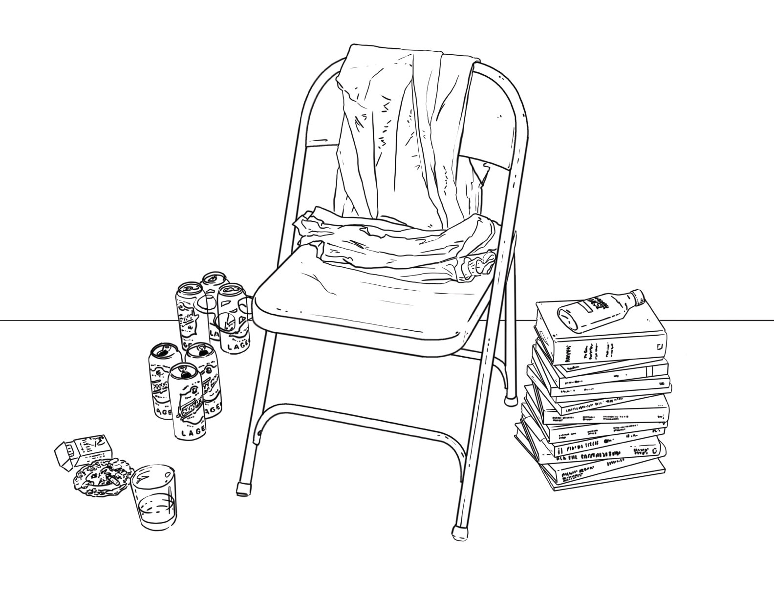 In Conversation (Chair Drawing)