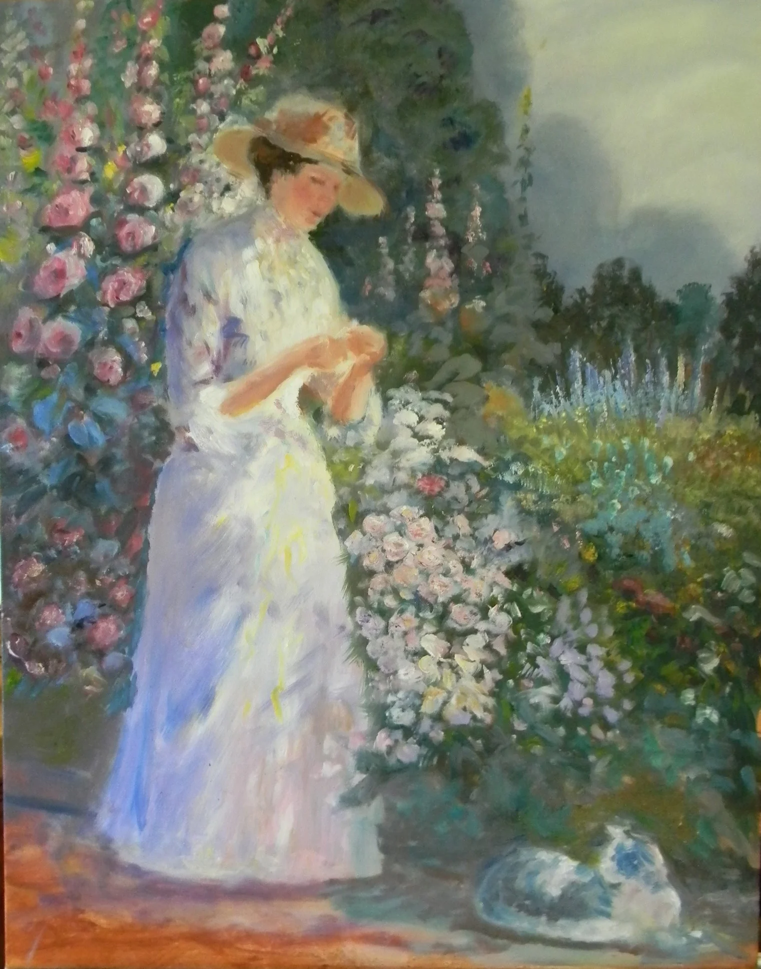Lady in the Garden