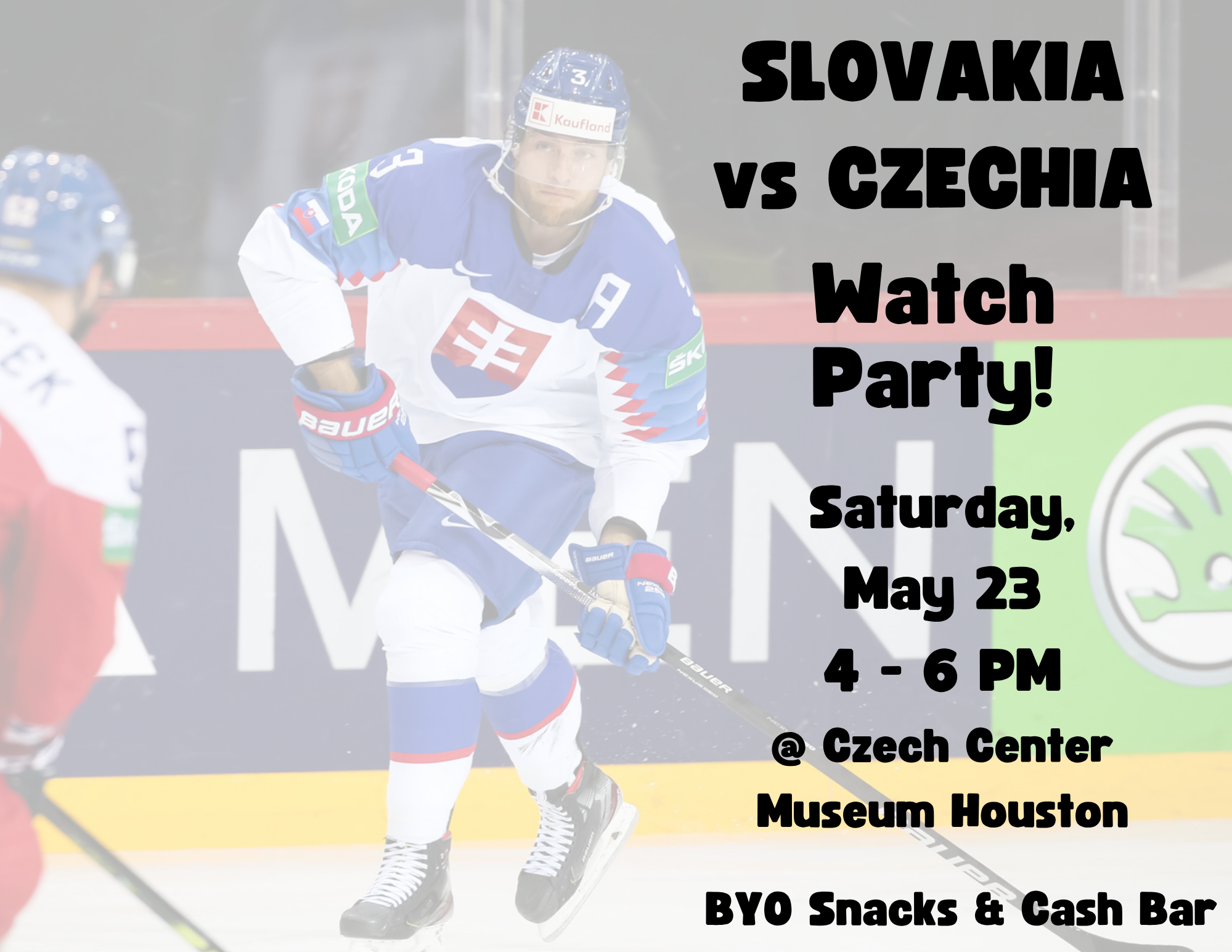 Watch party: Slovakia vs. Czechia Ice Hockey World Championship