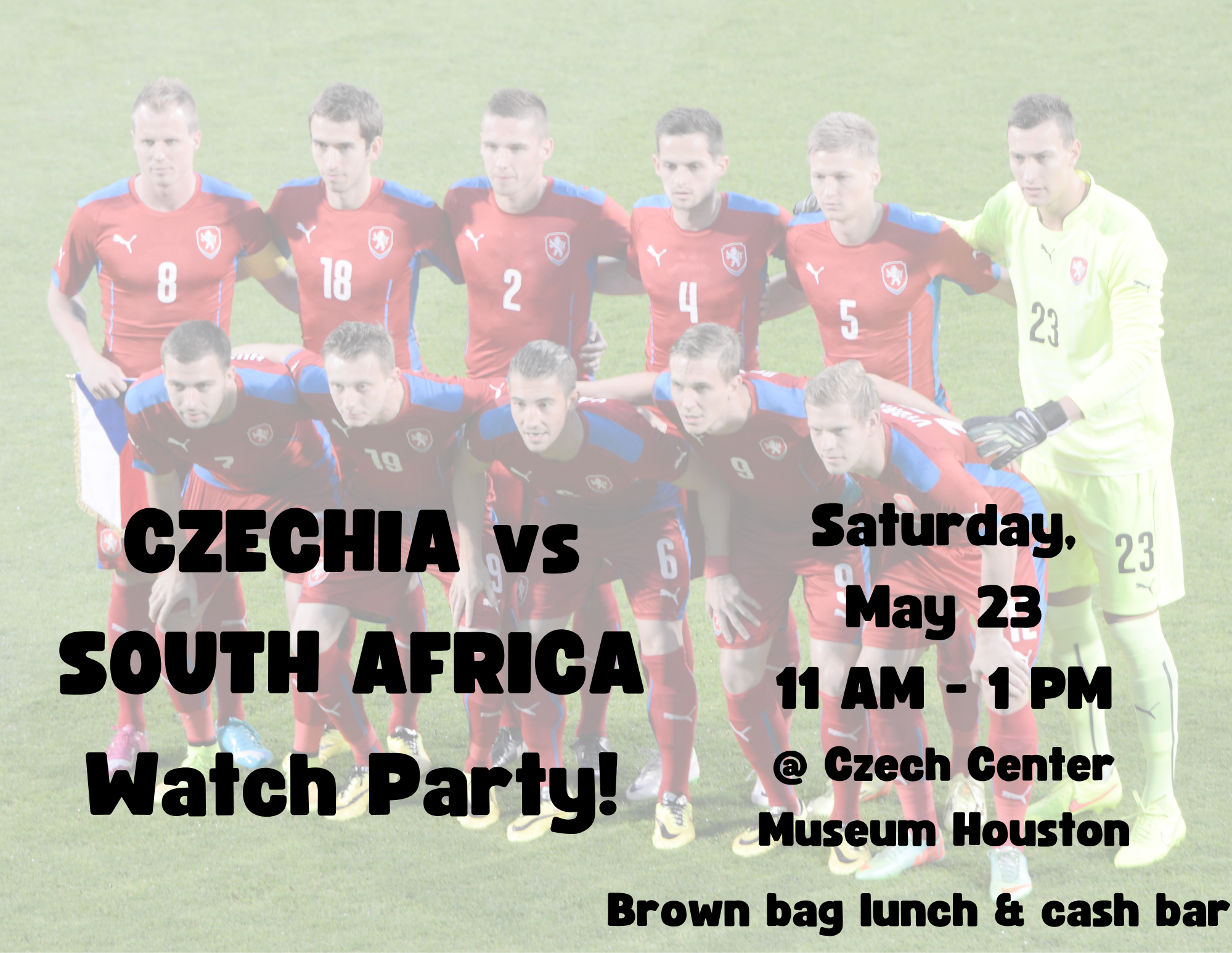 Watch Party: Czechia vs. South Africa Soccer