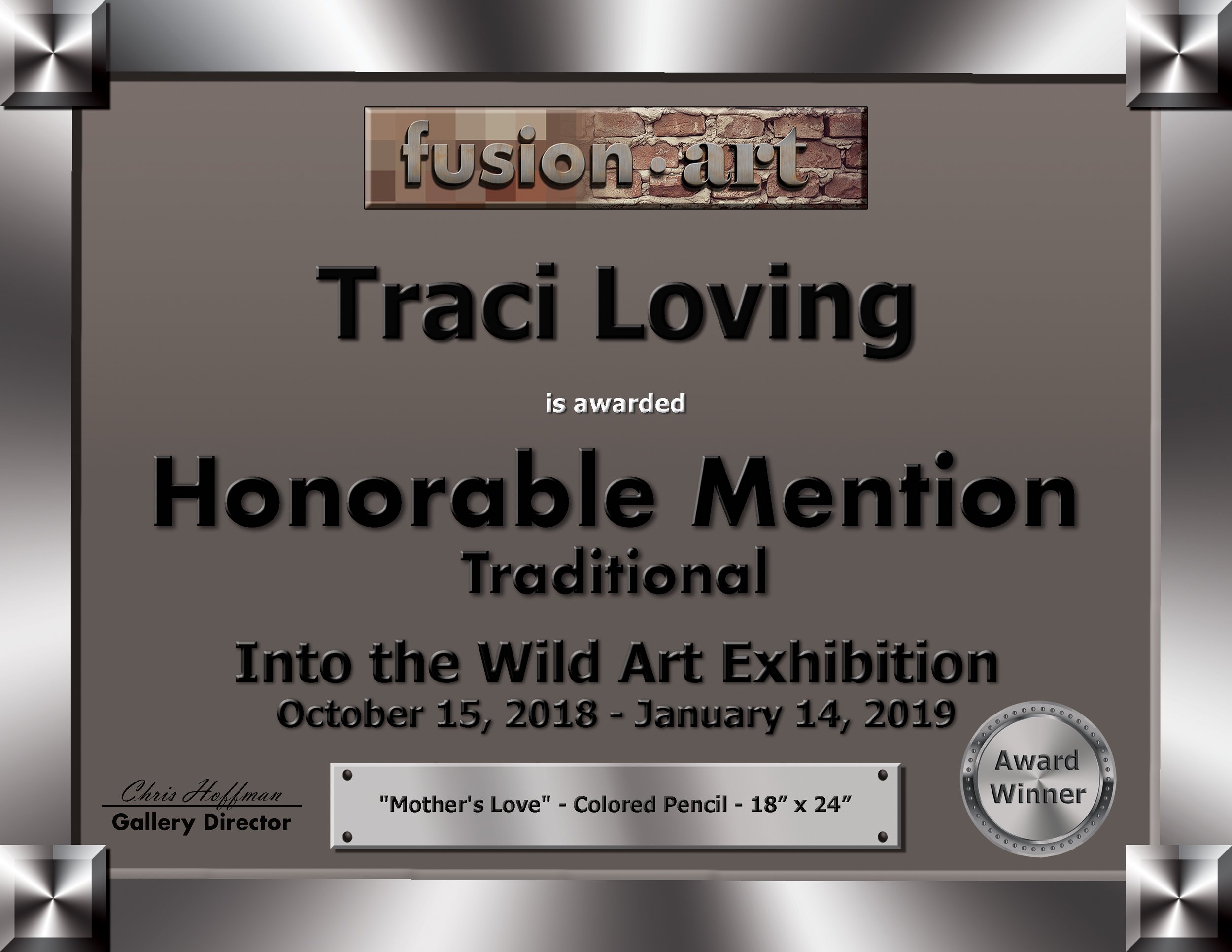 Traci Loving Award Certificate - Into the Wild.jpg