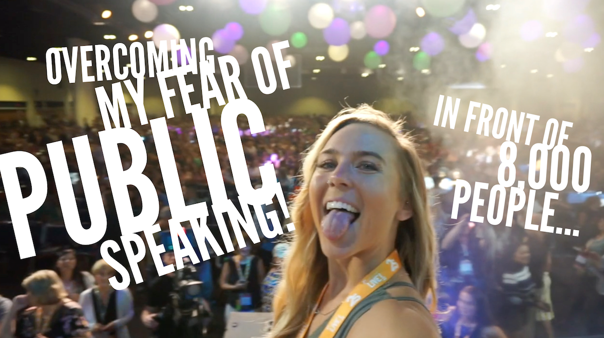 Overcoming my fear of public speaking! In front of 8,000 people