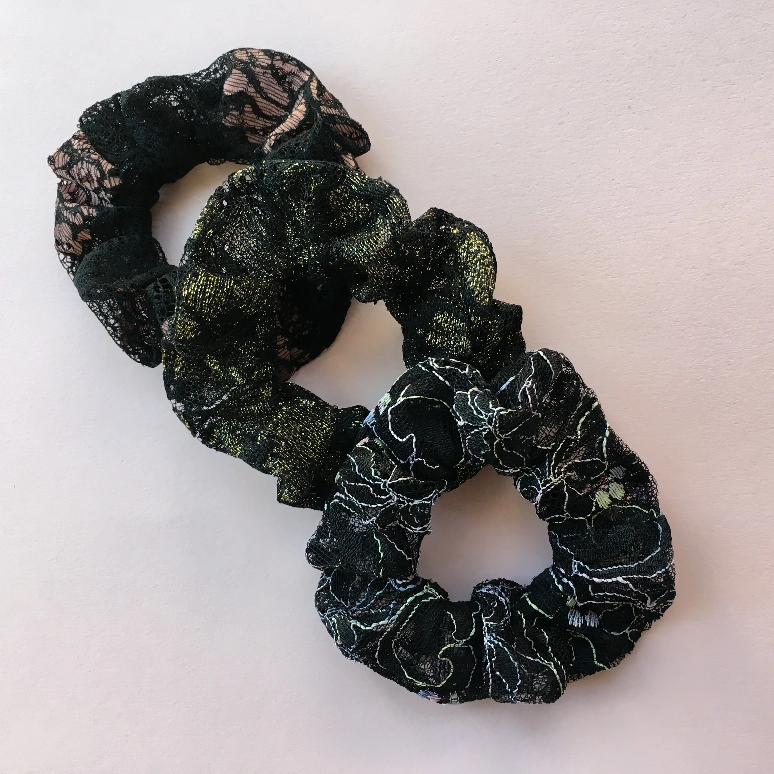 Entrechat Dance Chouchou Lace Hair Scrunchie 