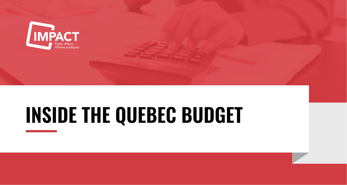 Inside the Quebec Budget