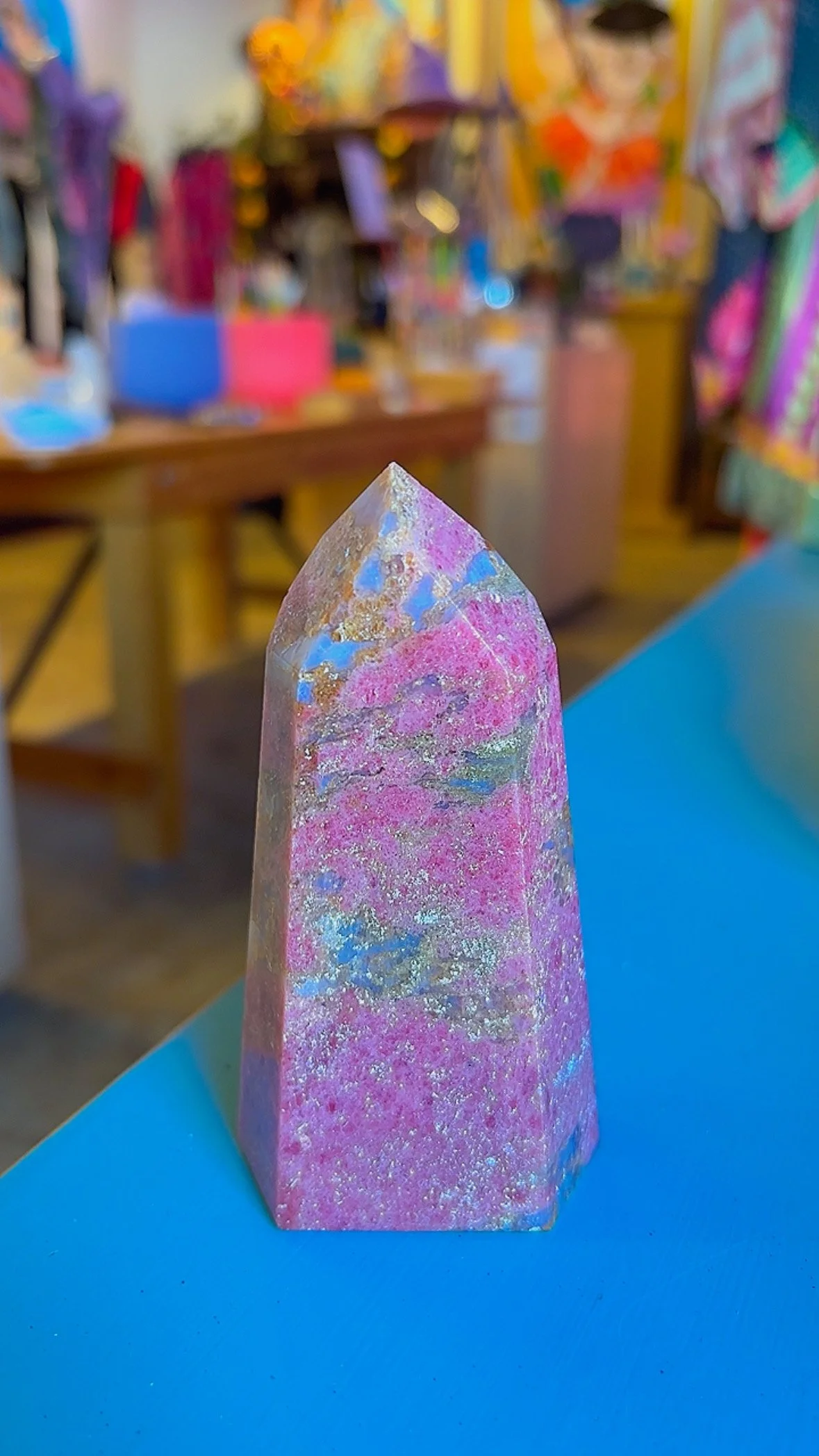 Rhodonite Tower Polished Point