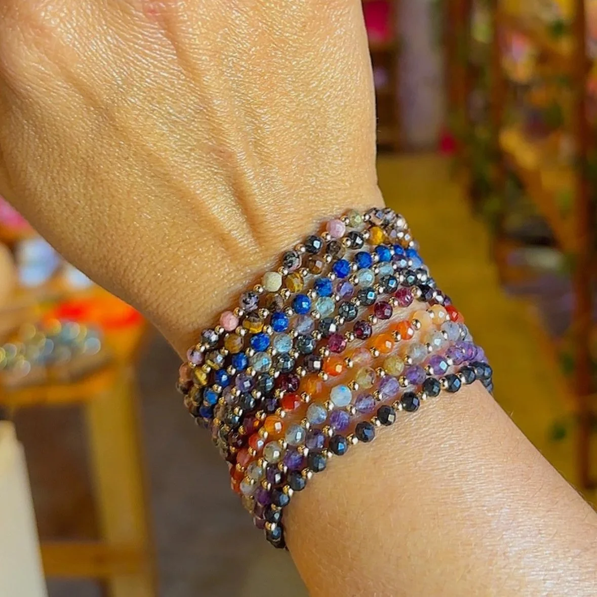 Faceted Crystal Bracelets & Rings