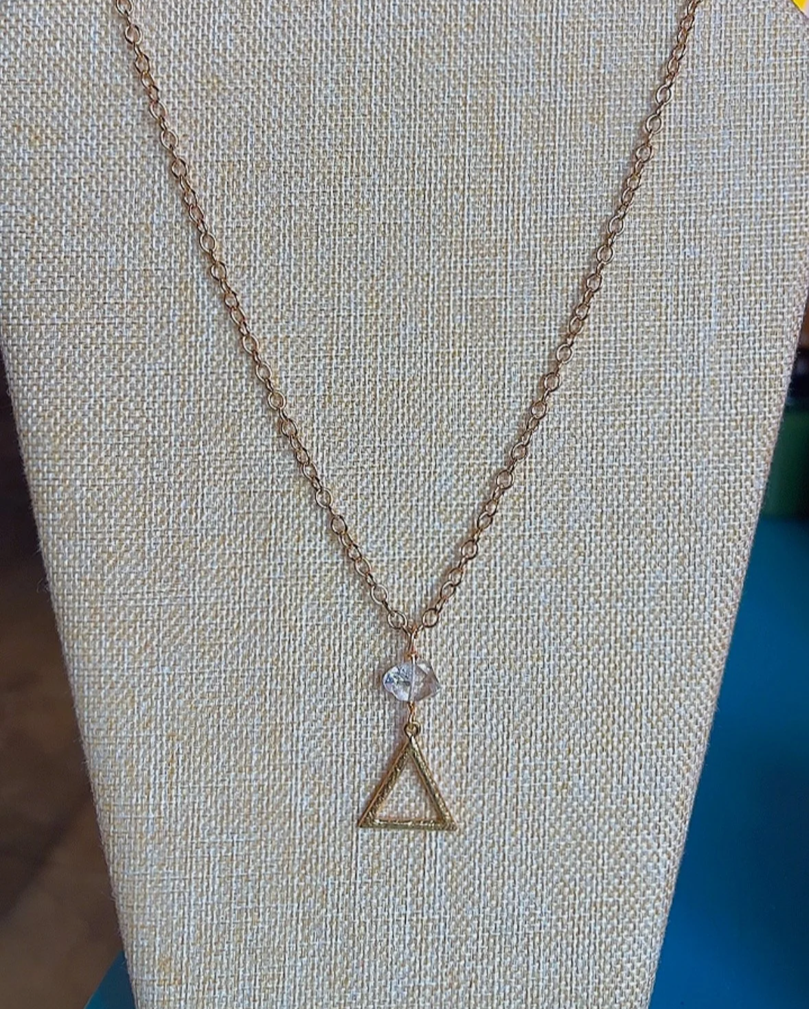 Fire Diamond Quartz Necklace