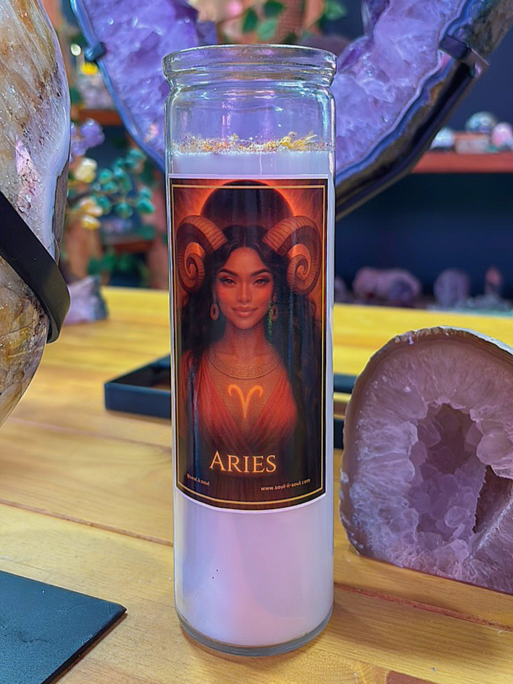 Aries Zodiac Candle — Soul II Soul