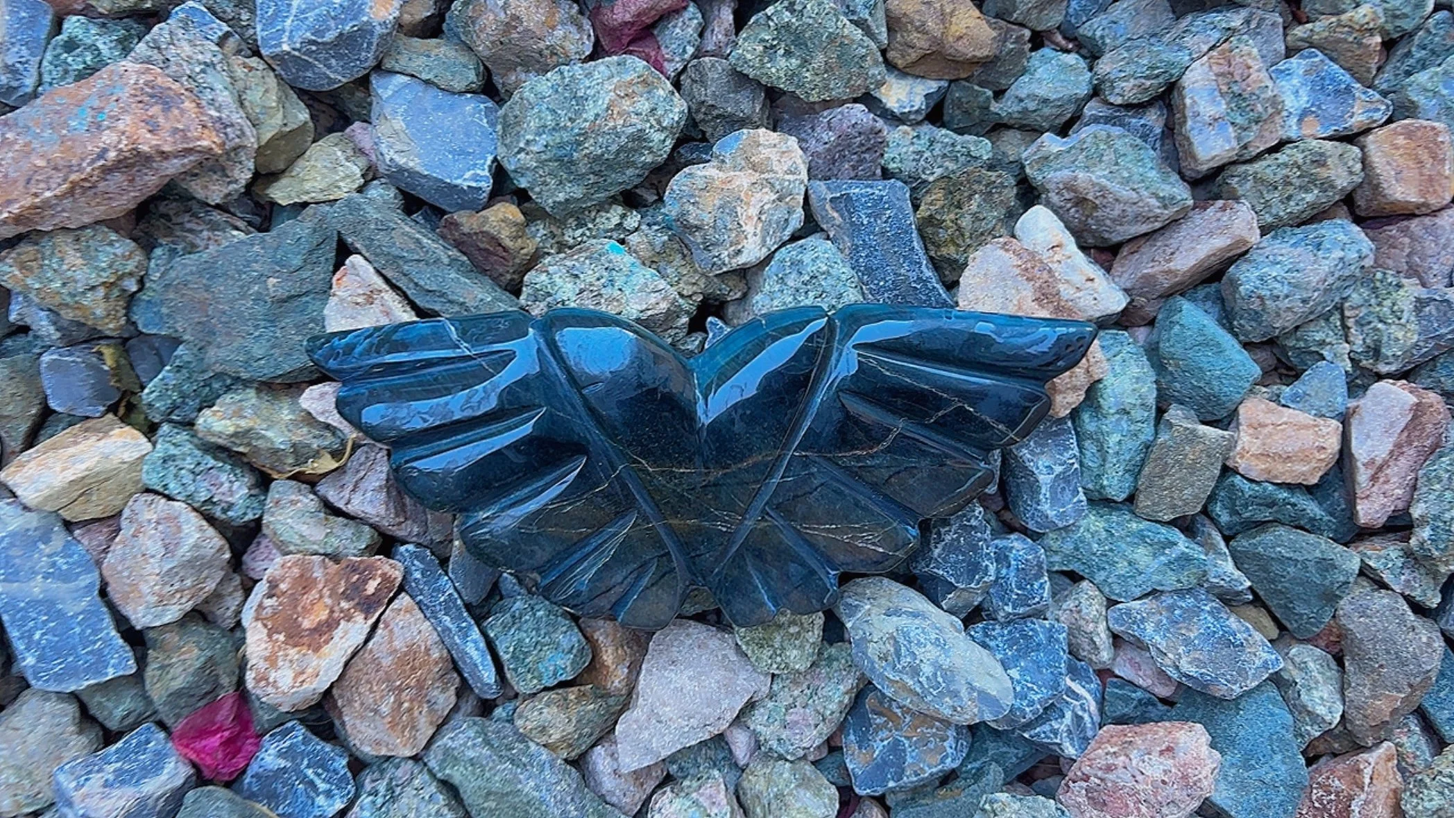 Blue Tiger’s Eye Wings