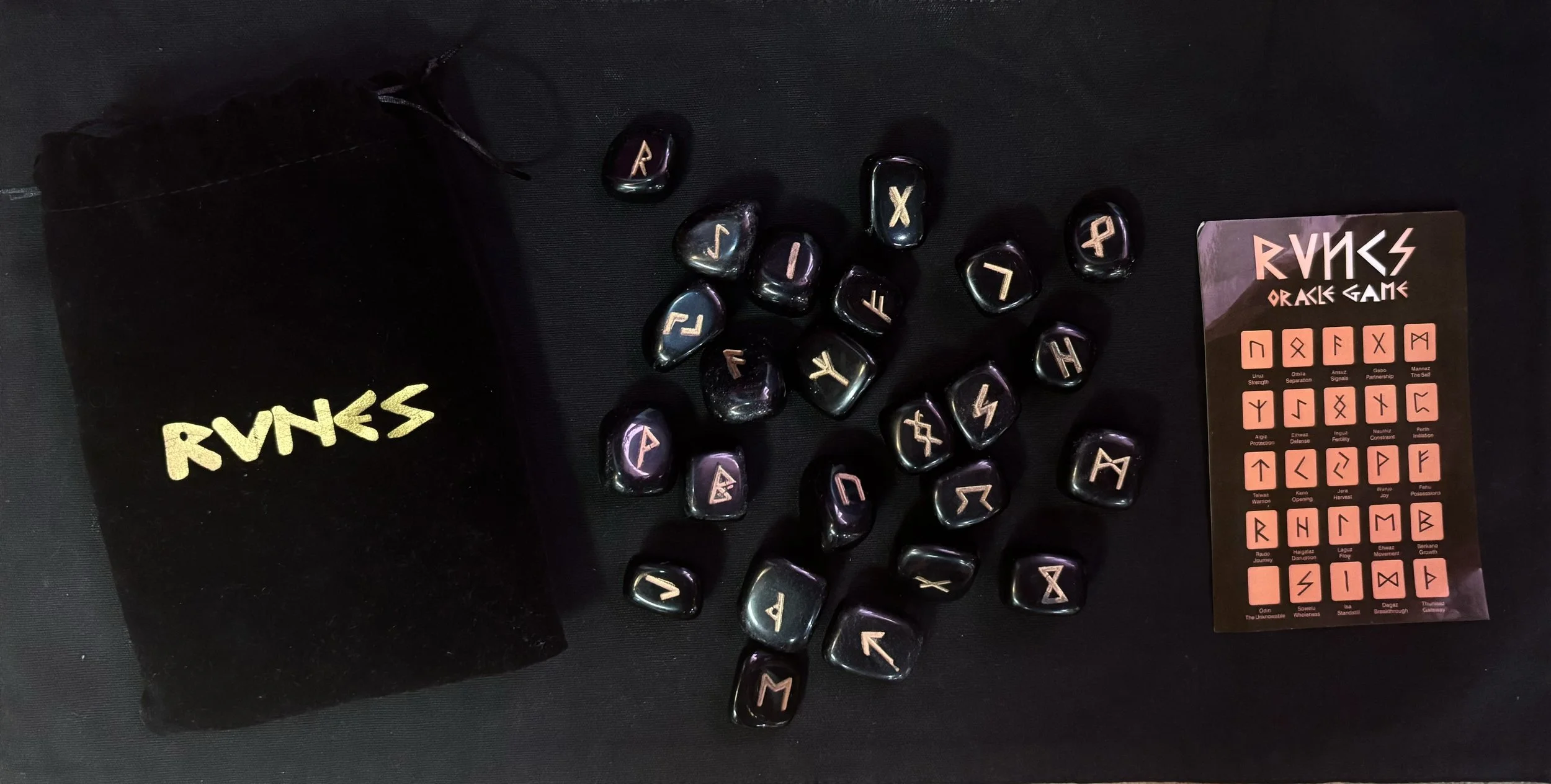 Black Obsidian Runes