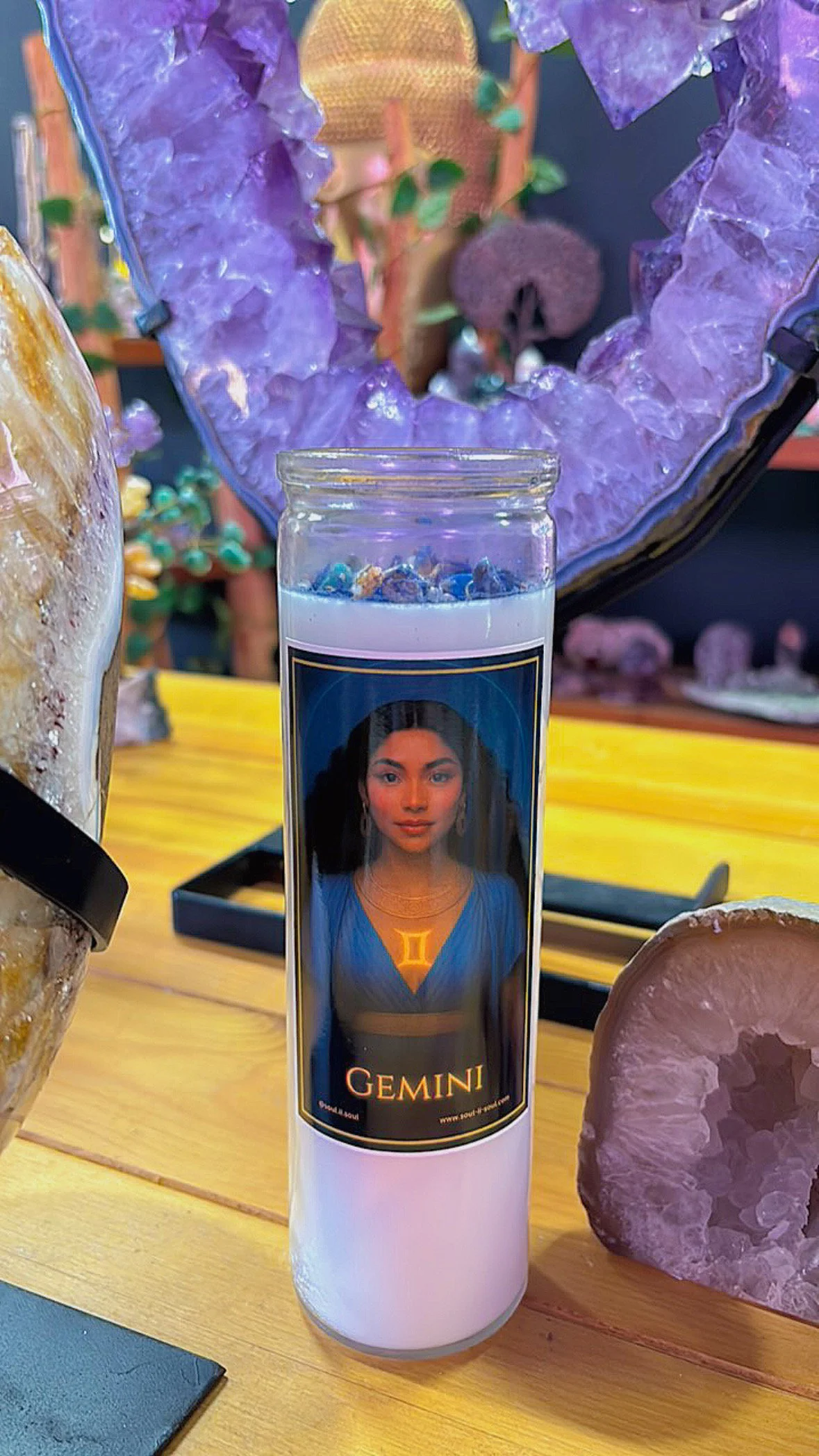 Gemini Zodiac Candle