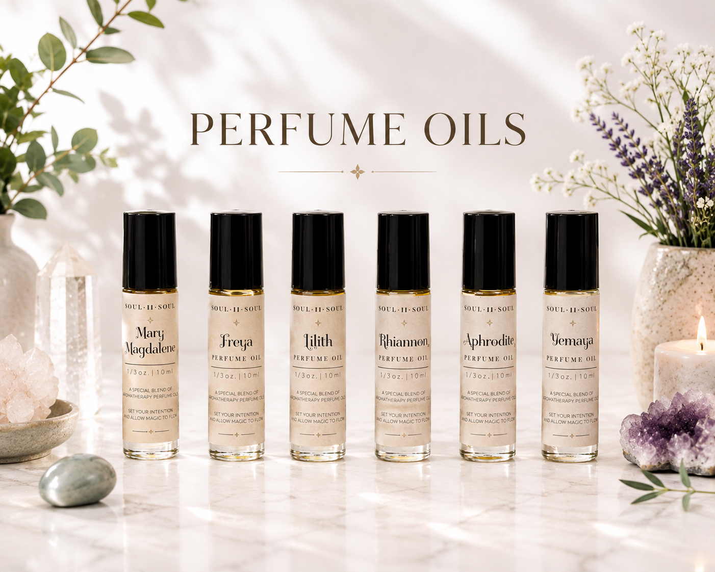 Soul II Soul Perfume Oil Collection