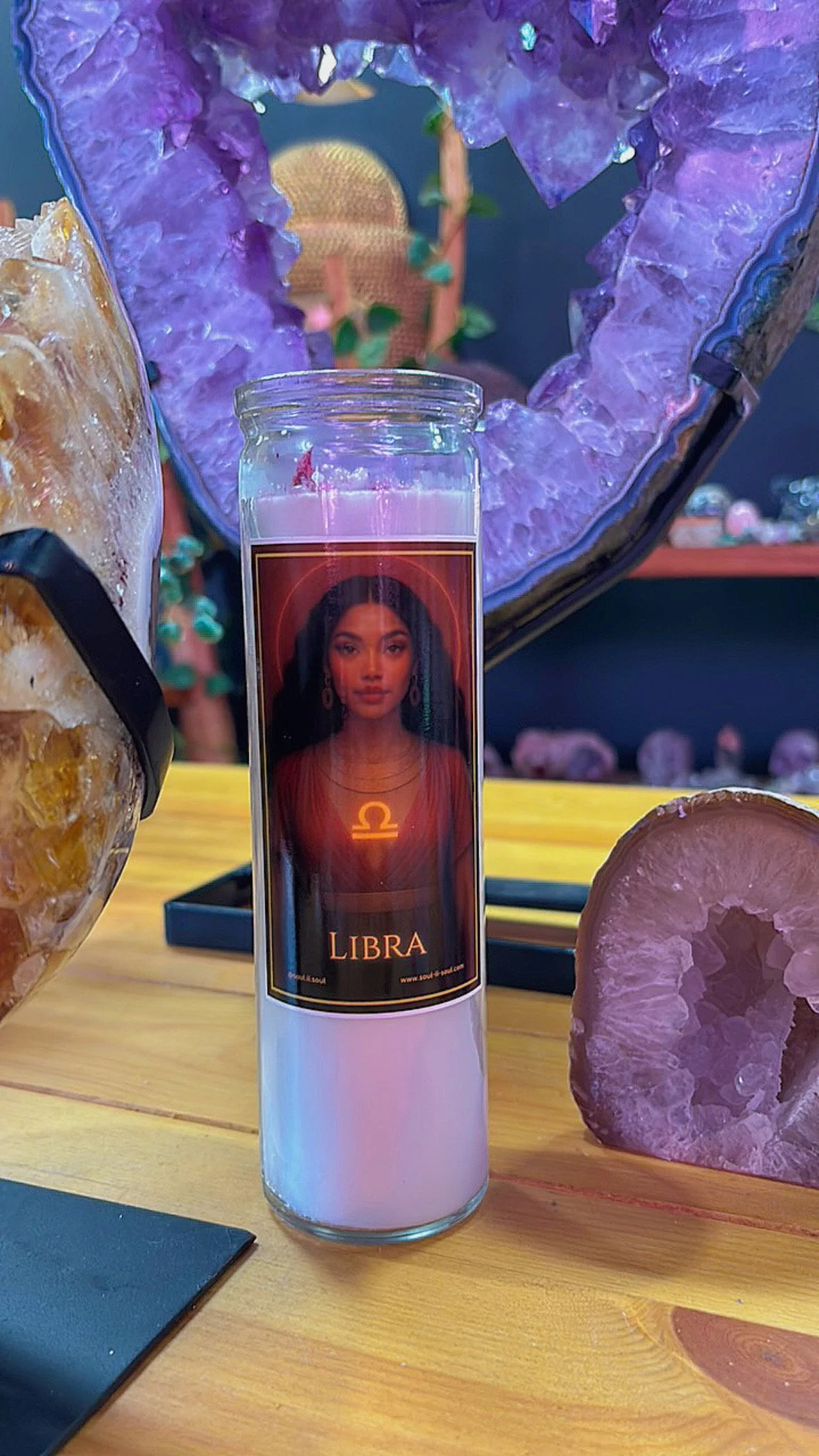 Libra Zodiac Candle