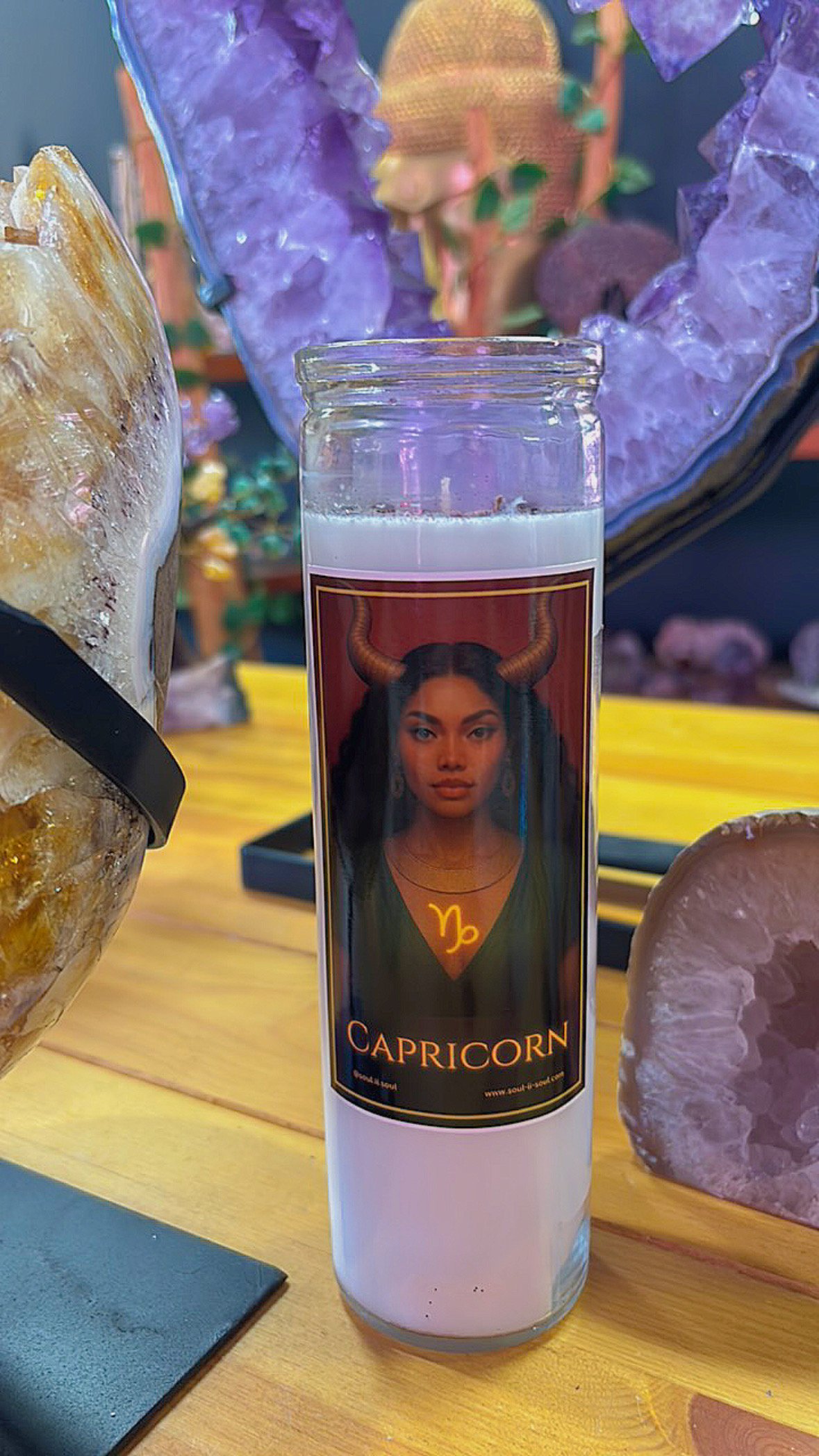 Capricorn Zodiac Candle