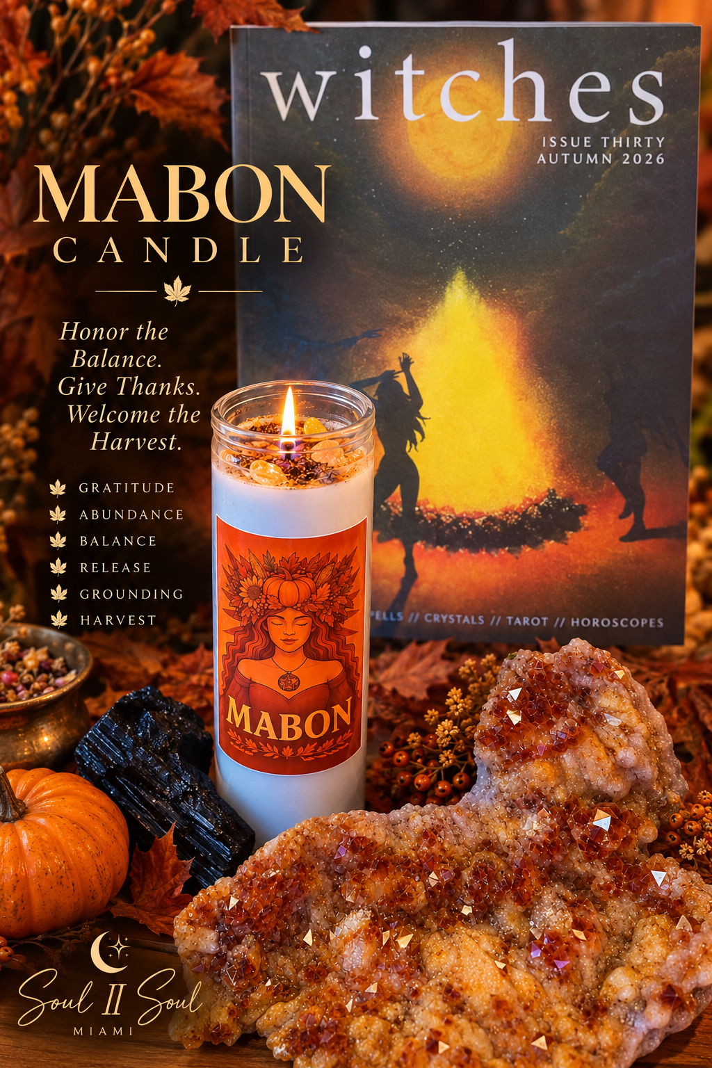 Mabon Candle