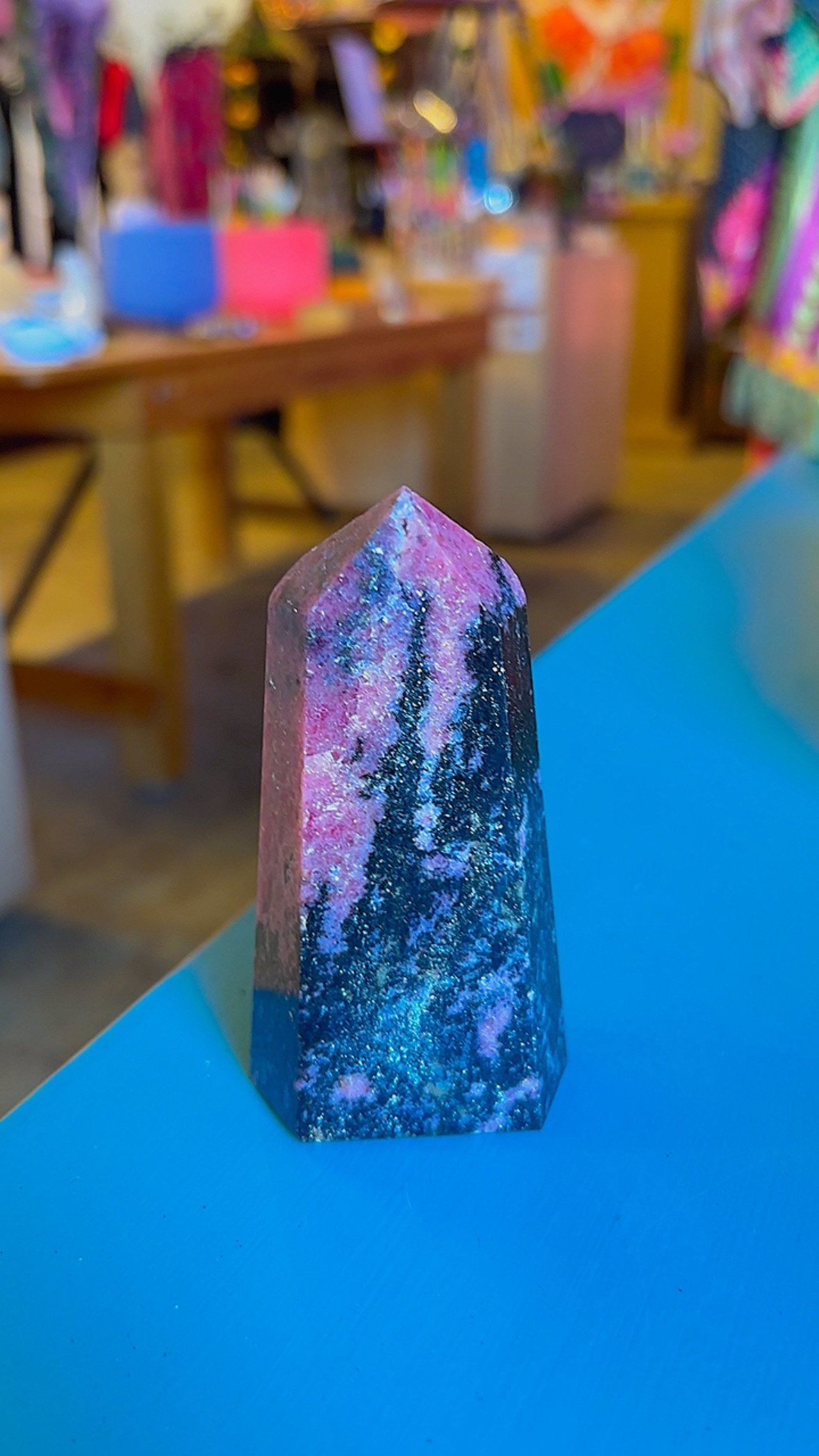 Rhodonite Tower Polished Point