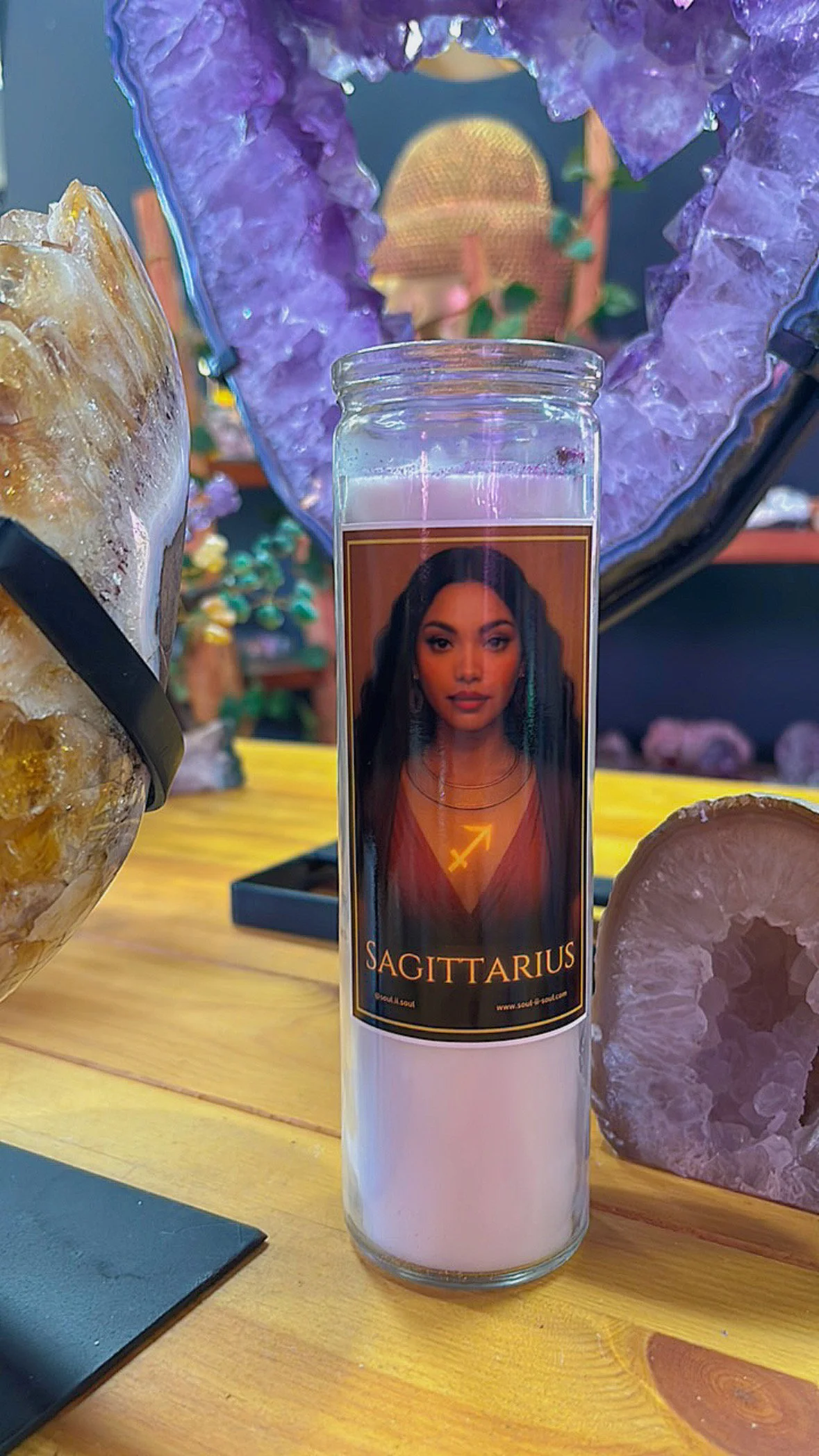 Sagittarius Zodiac Candle