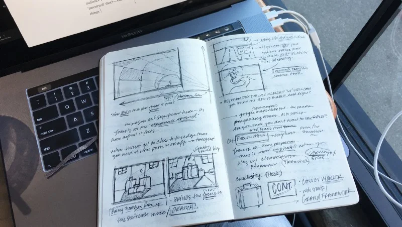 Some notes I took from our live critique.