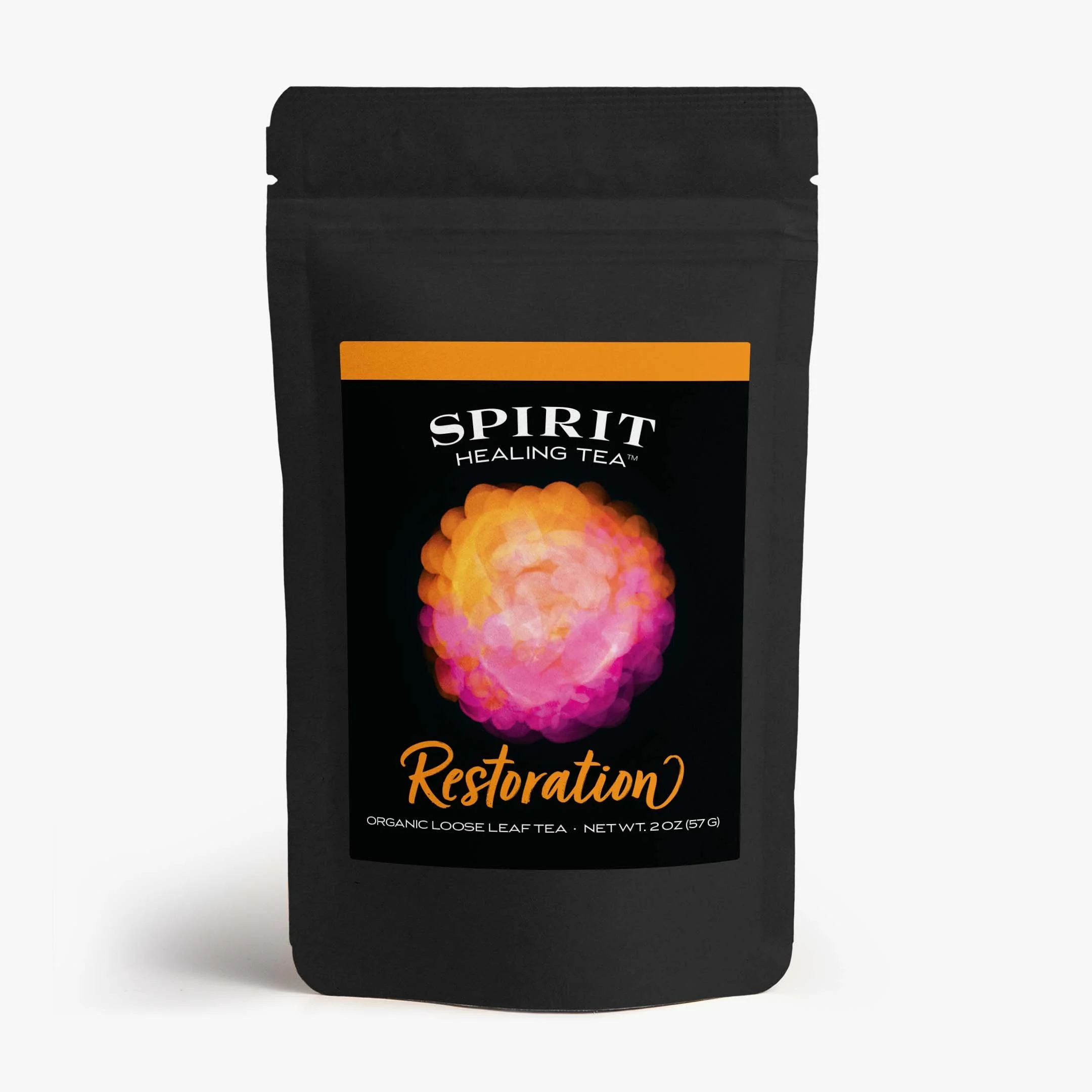 Restoration Tea Package Front Label