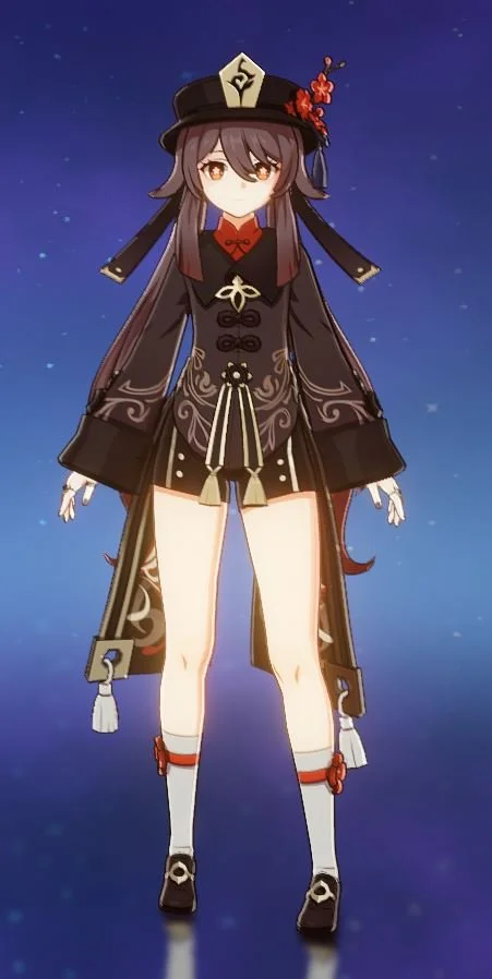 Hu Tao Reference Image from Genshin Impact