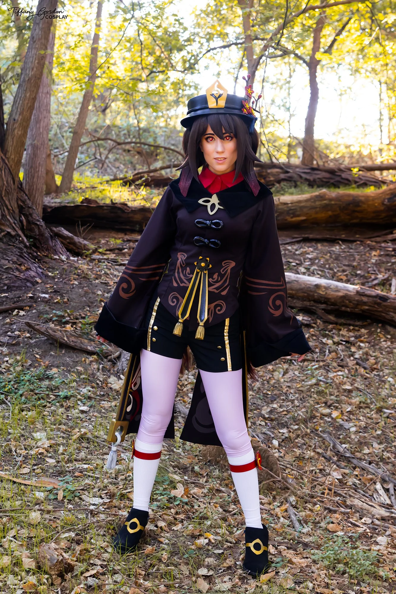 Hu Tao cosplay from Genshin Impact by Tiffany Gordon Cosplay