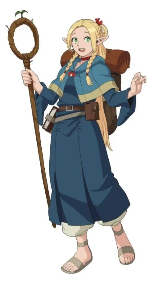Marcille Reference Image from Delicious in Dungeon