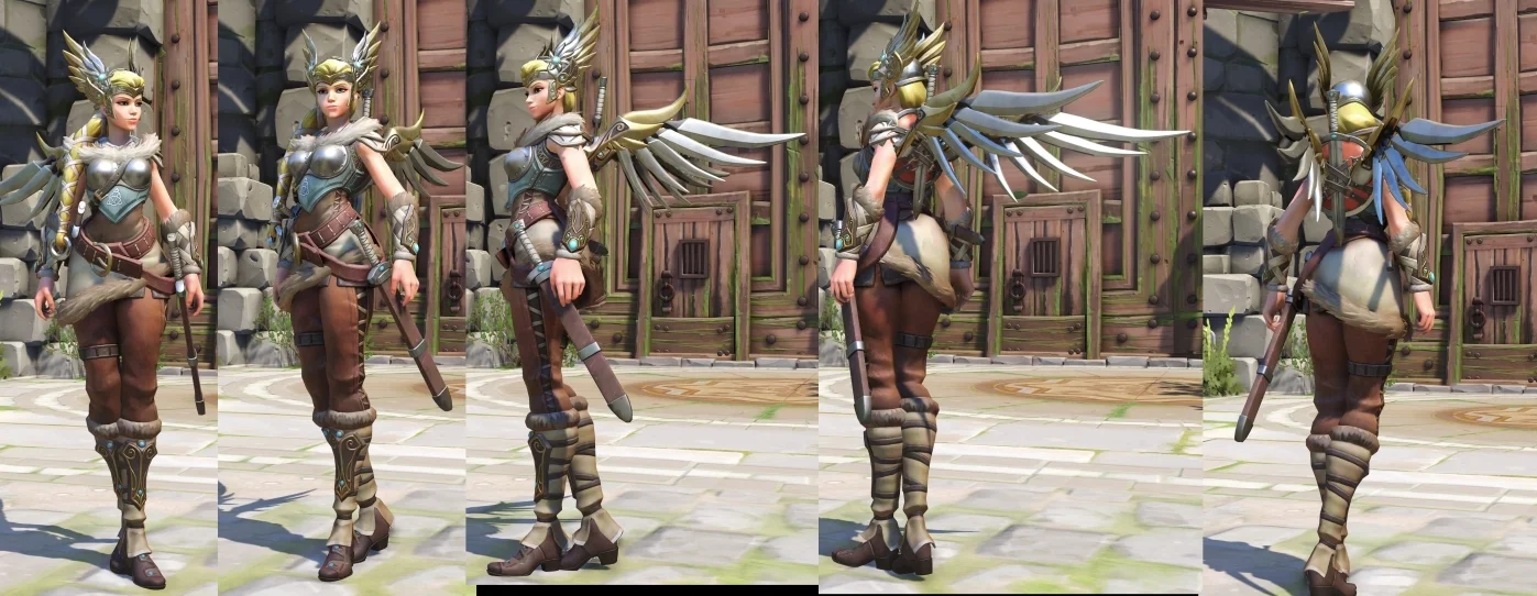 Valkyrie Mercy Reference Image from Overwatch
