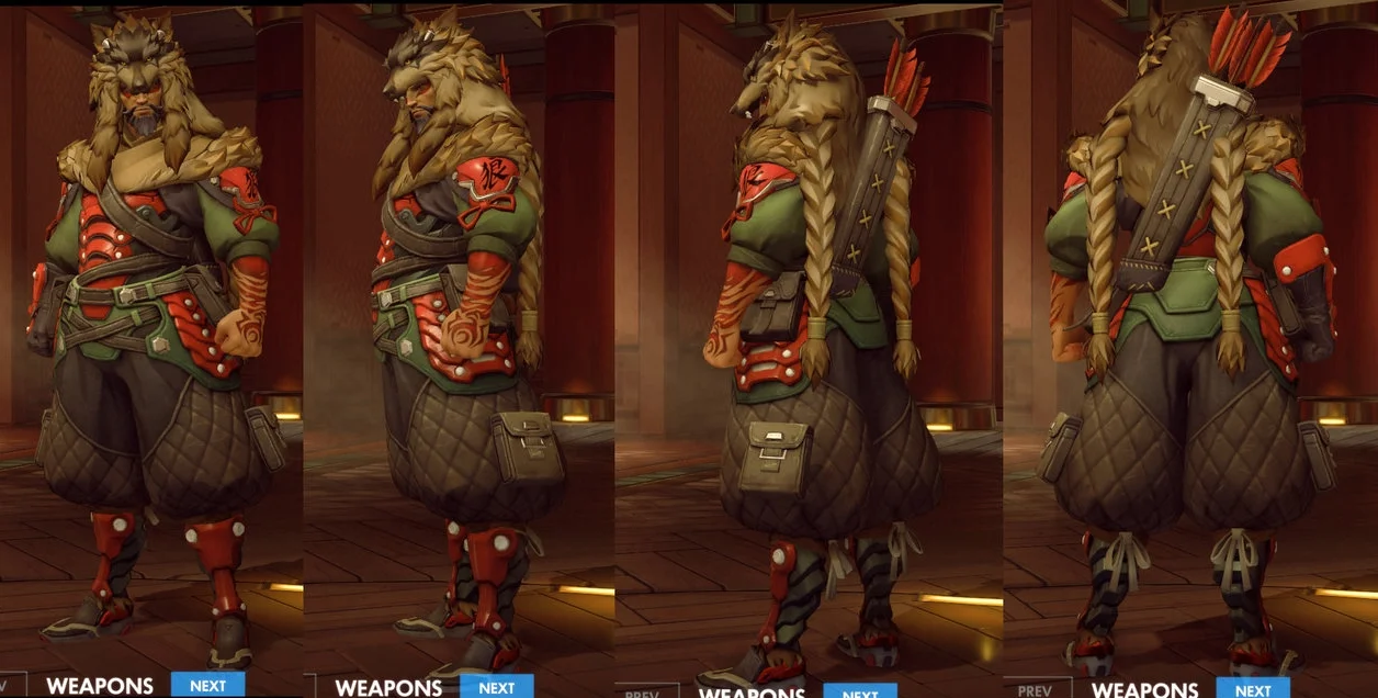 Lone Wolf Hanzo Reference Image from Overwatch