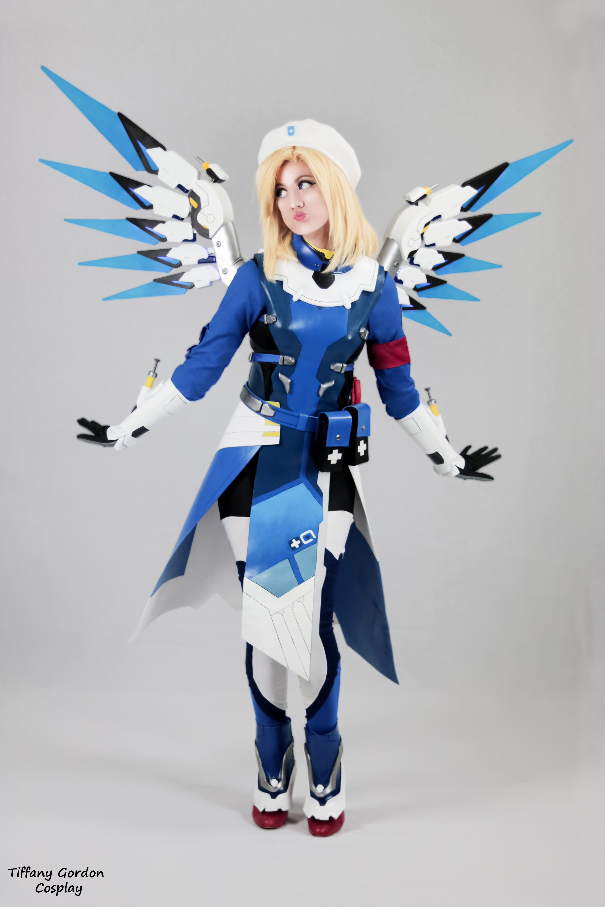 Combat Medic Ziegler Mercy cosplay from Overwtach by Tiffany Gordon Cosplay