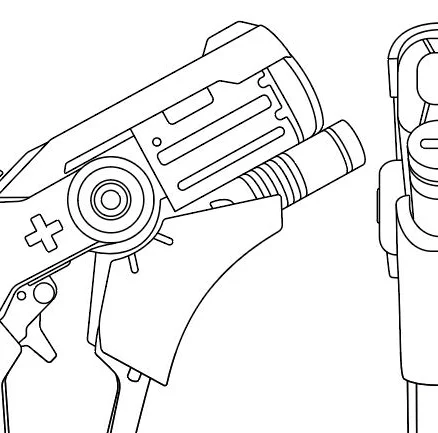 Mercy Gun (Eidgenossin skin) Overwatch- Blueprint Download