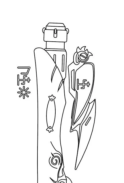 Mercy Staff (Witch skin) Overwatch- Blueprint Download