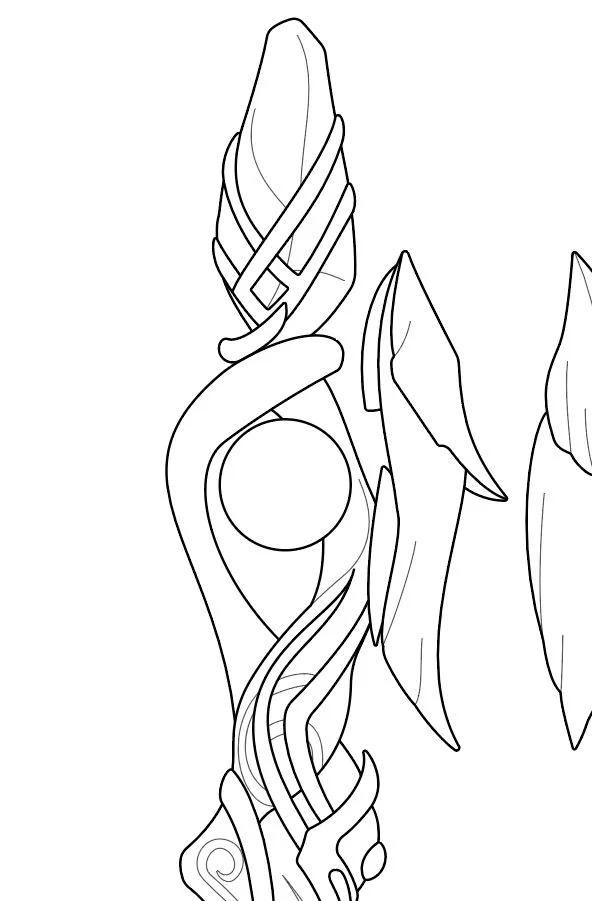 Mercy Staff (Sugar Plum Fairy skin) Overwatch- Blueprint Download