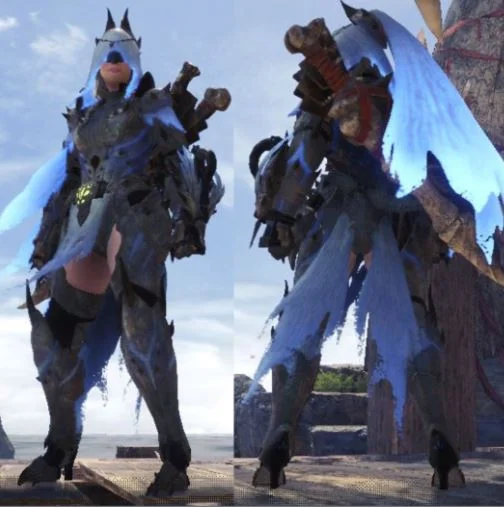 Xeno'jiiva Armor Reference Image from Monster Hunter