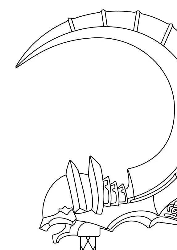 Malthael's Sickle from Diablo 3 / Heroes of the Storm- Blueprint Download