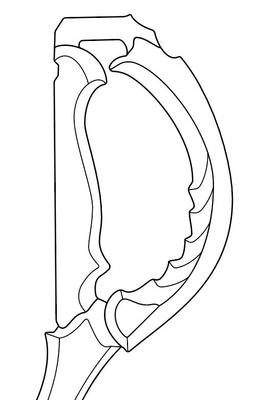 Red Scissor Blade from Kill la Kill- Blueprint Download