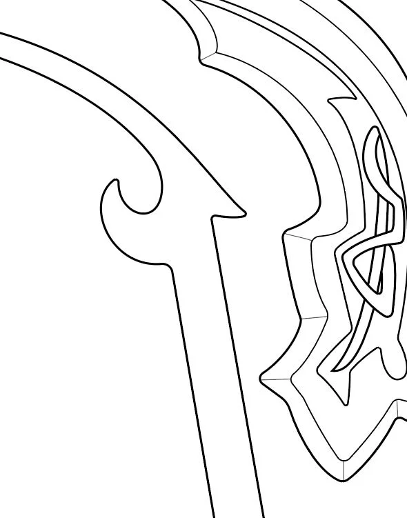 Malthael's Hood &amp; Small Wings from Diablo 3 / Heroes of the Storm- Blueprint Download