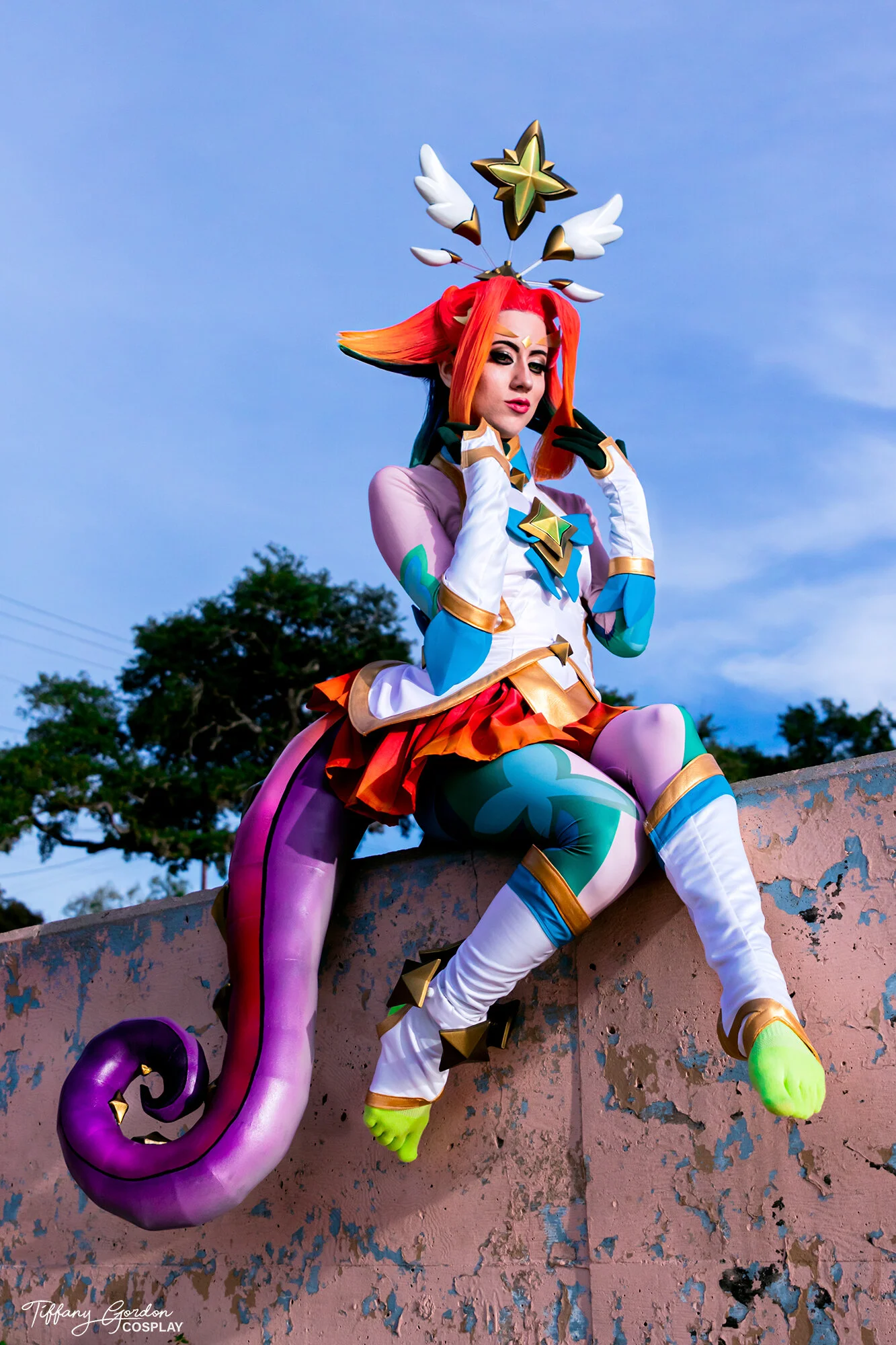 Star Guardian Neeko cosplay from League of Legends by Tiffany Gordon Cosplay
